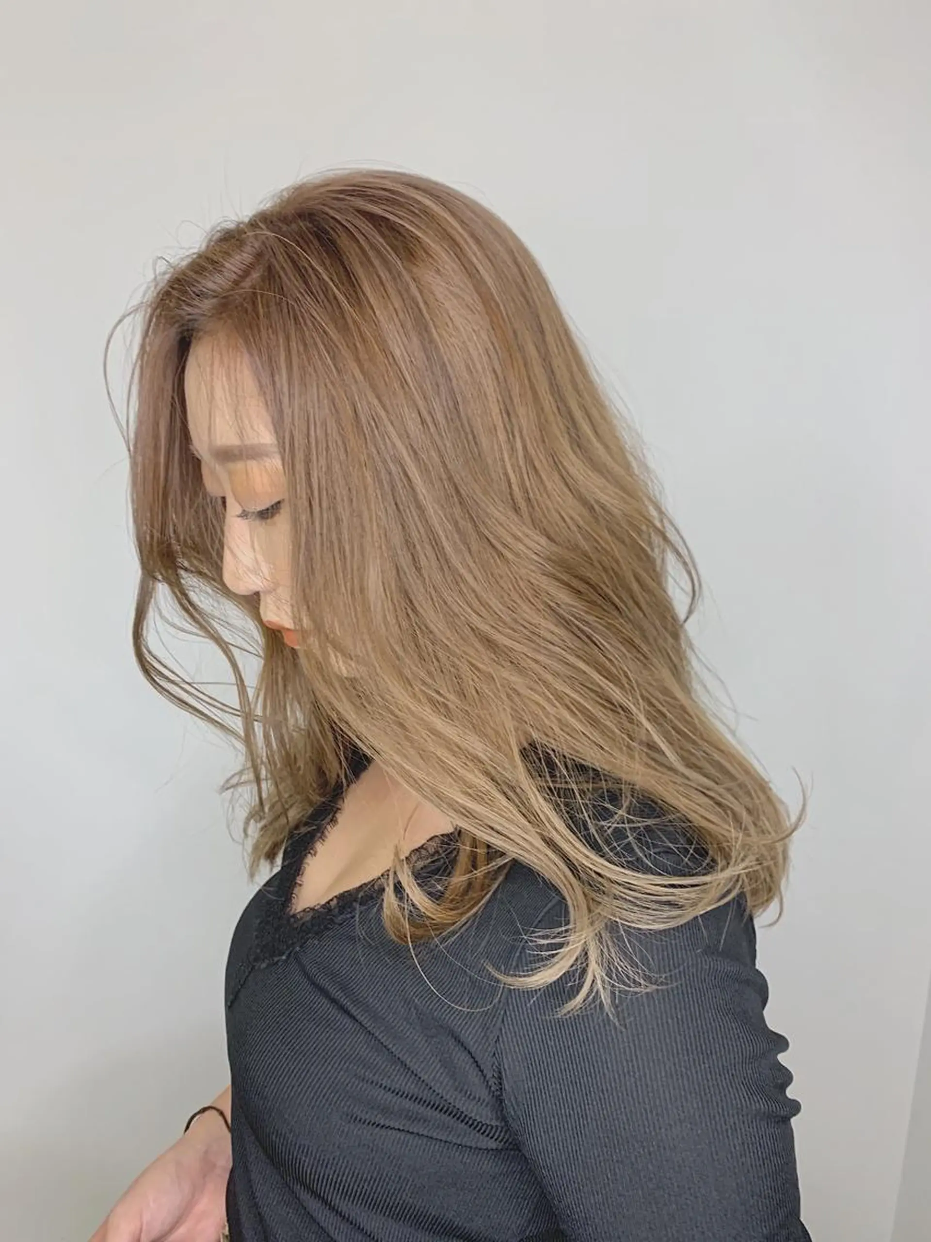 ロング カット ヘアカラー トリートメント ヘッドスパ 🌿大内雅斗 🌿韓国ヘアのヘアスタイル