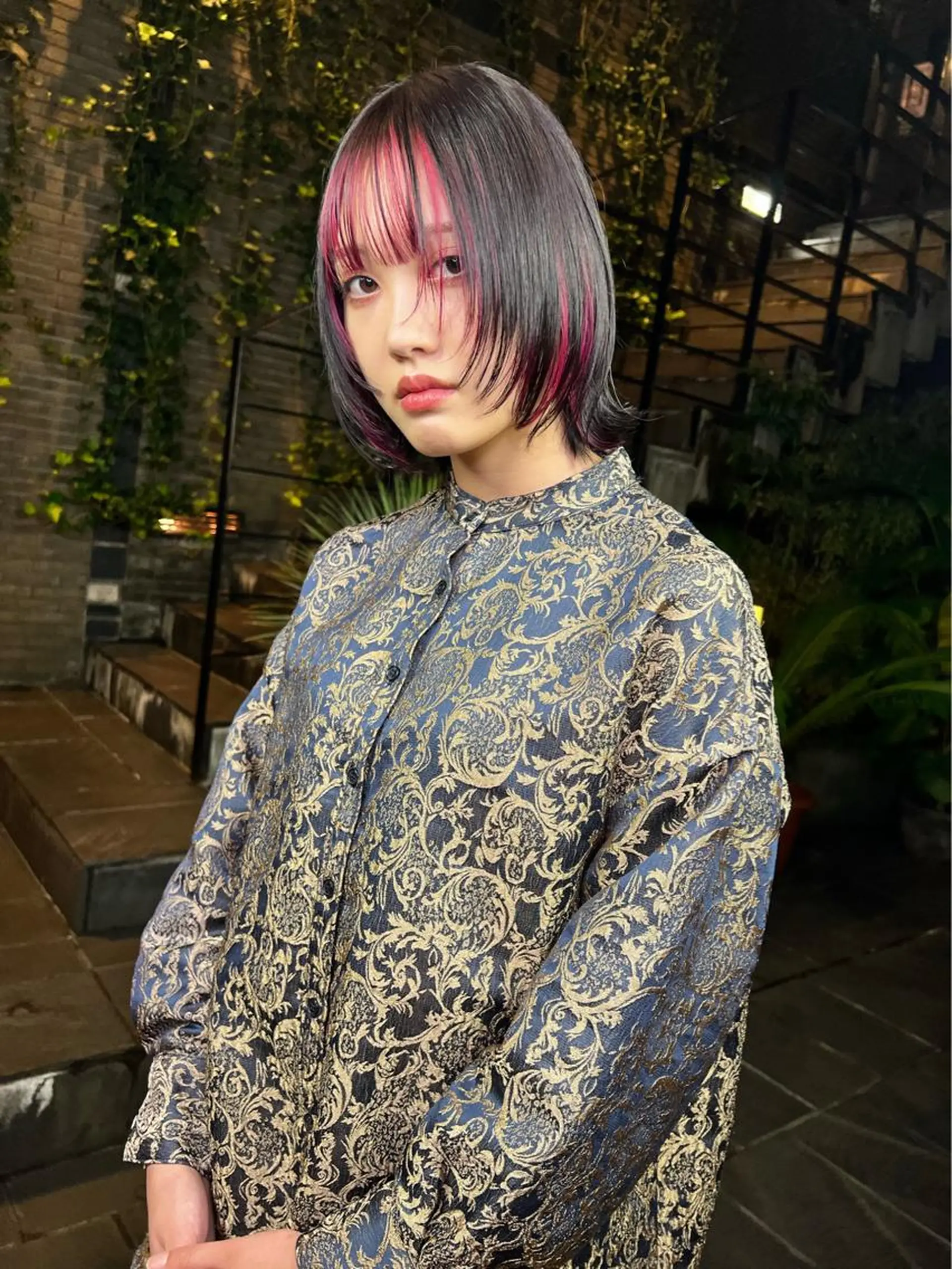 ミディアム 【ロングウルフカット 姫カット】伊藤裕哉のヘアスタイル