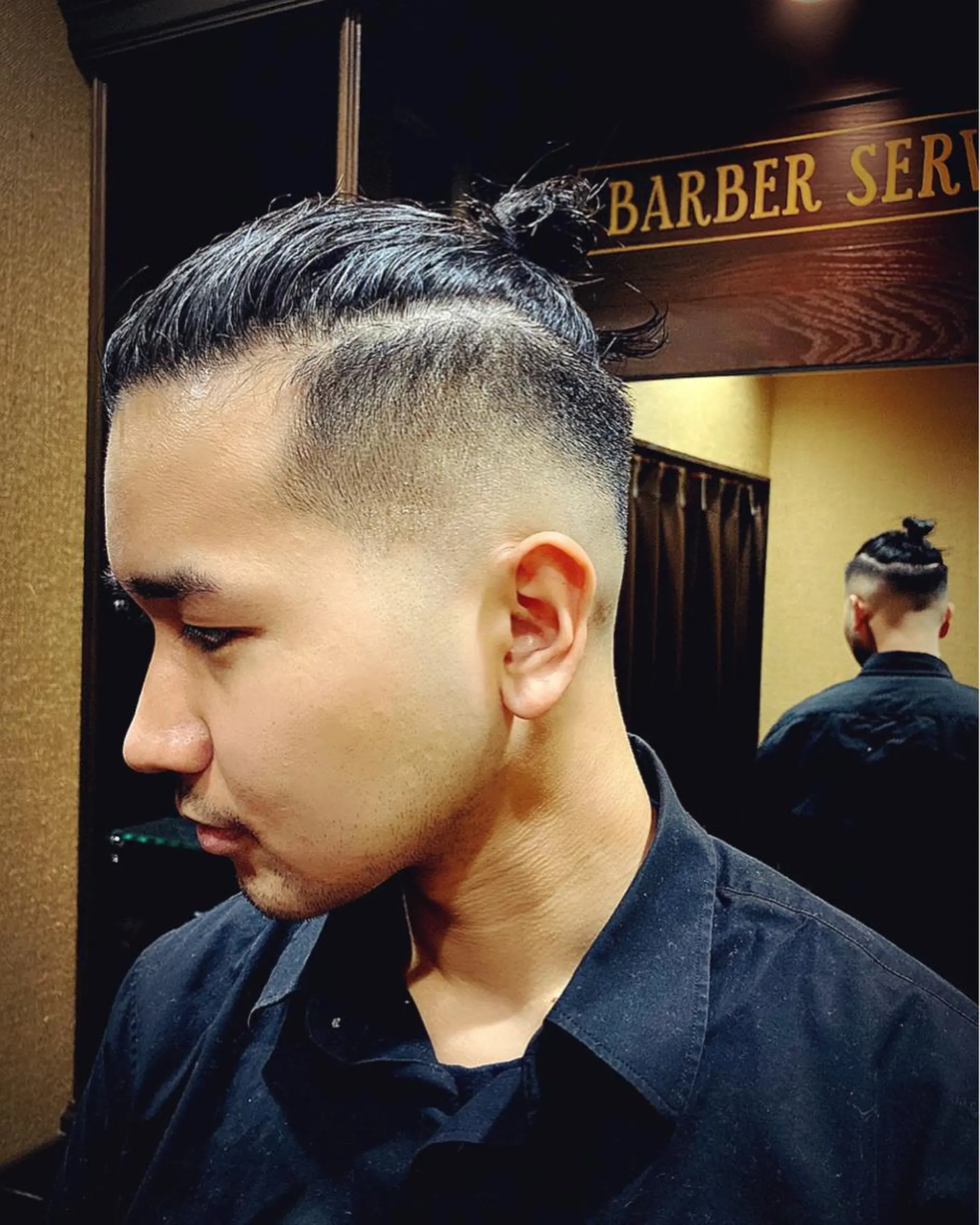 ショート メンズ フェードカット スキンフェード 店長💈山田竜太 BARBERのヘアスタイル