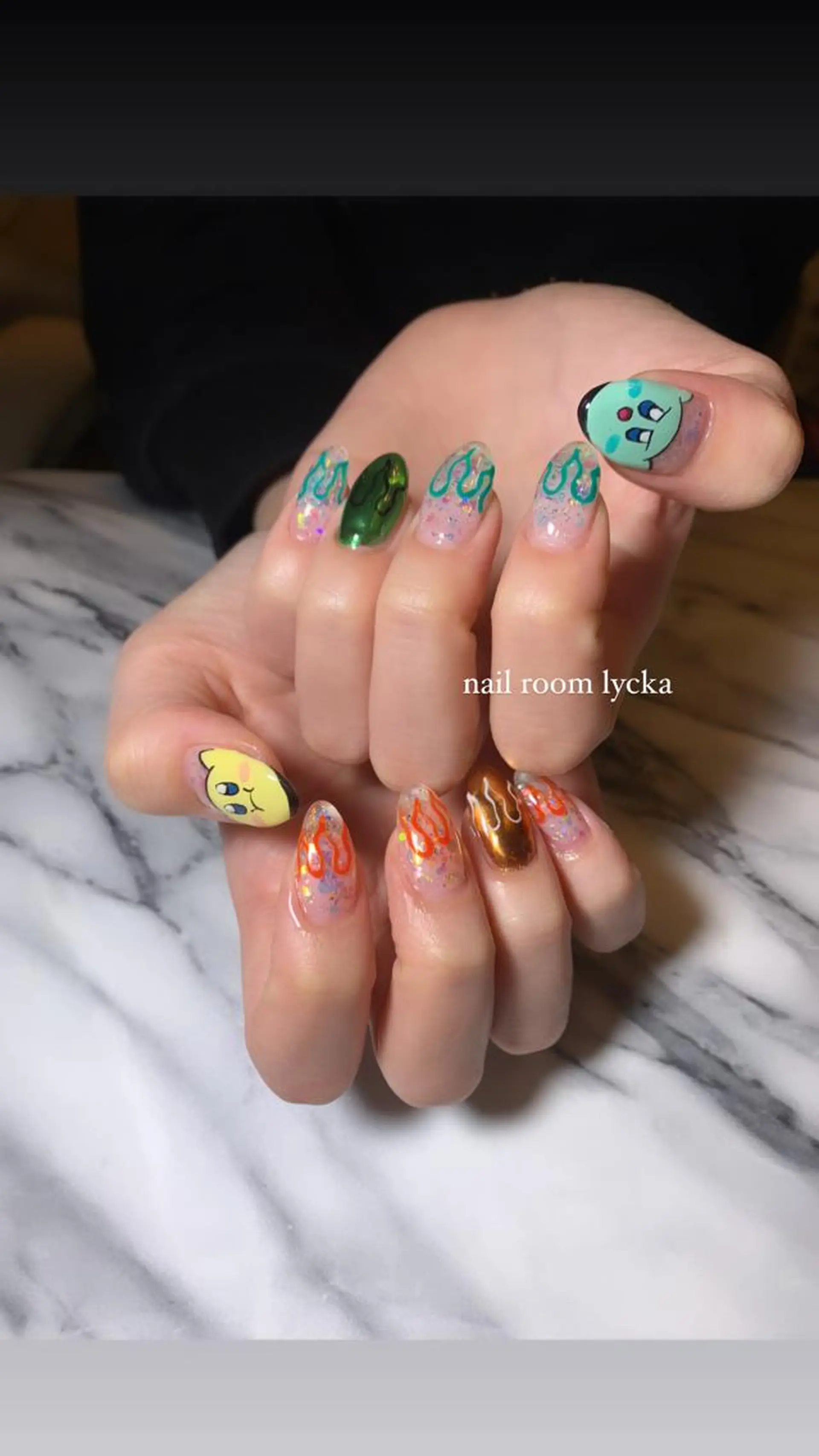 ネイル ﾈｲﾙﾙｰﾑﾘｯｶ 𝐦𝐚𝐲𝐮のネイルデザイン