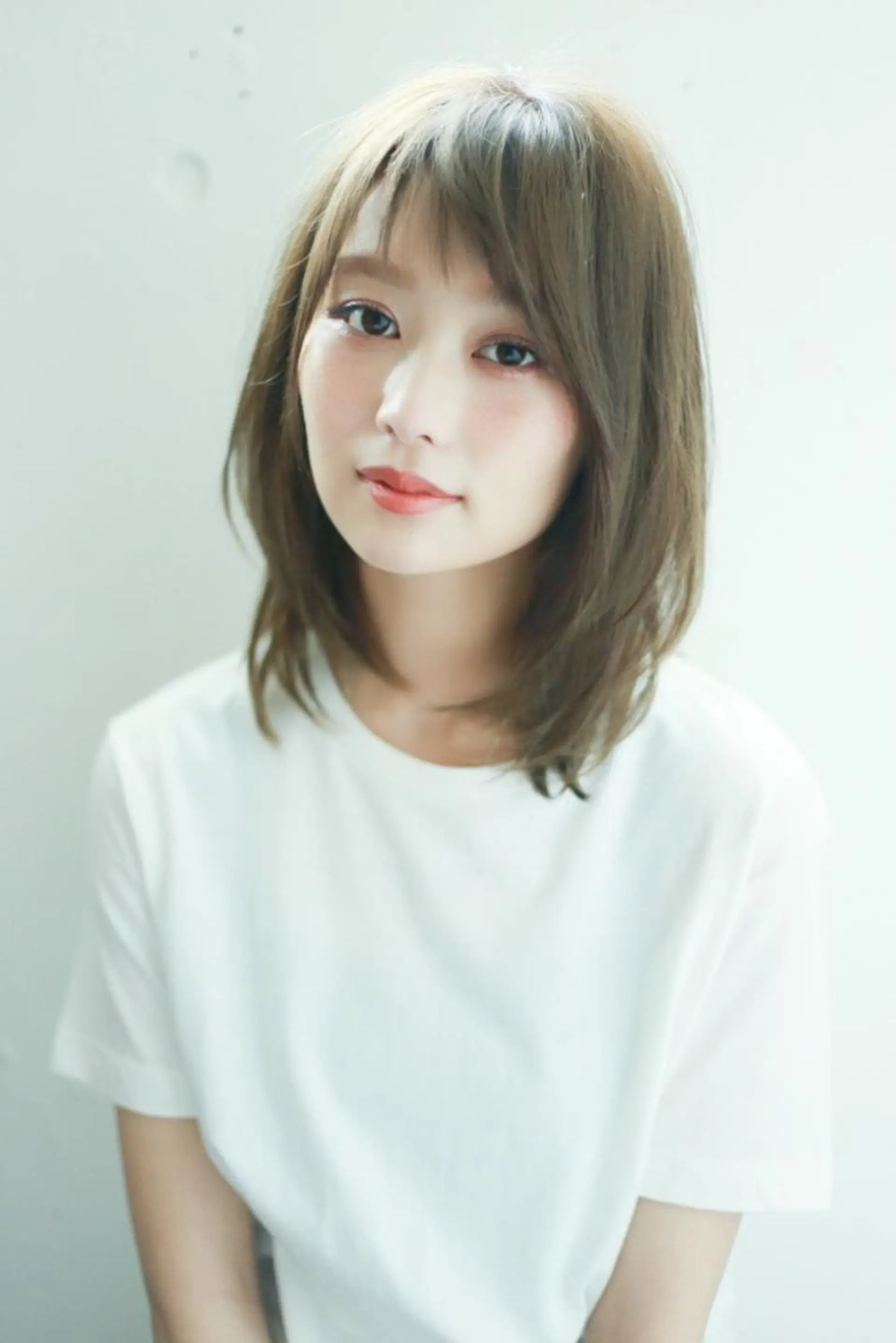 ミディアム ミディアムレイヤー レイヤーカット カット トリートメント 黄金比の似合わせ /吉祥寺 /kokiのヘアスタイル