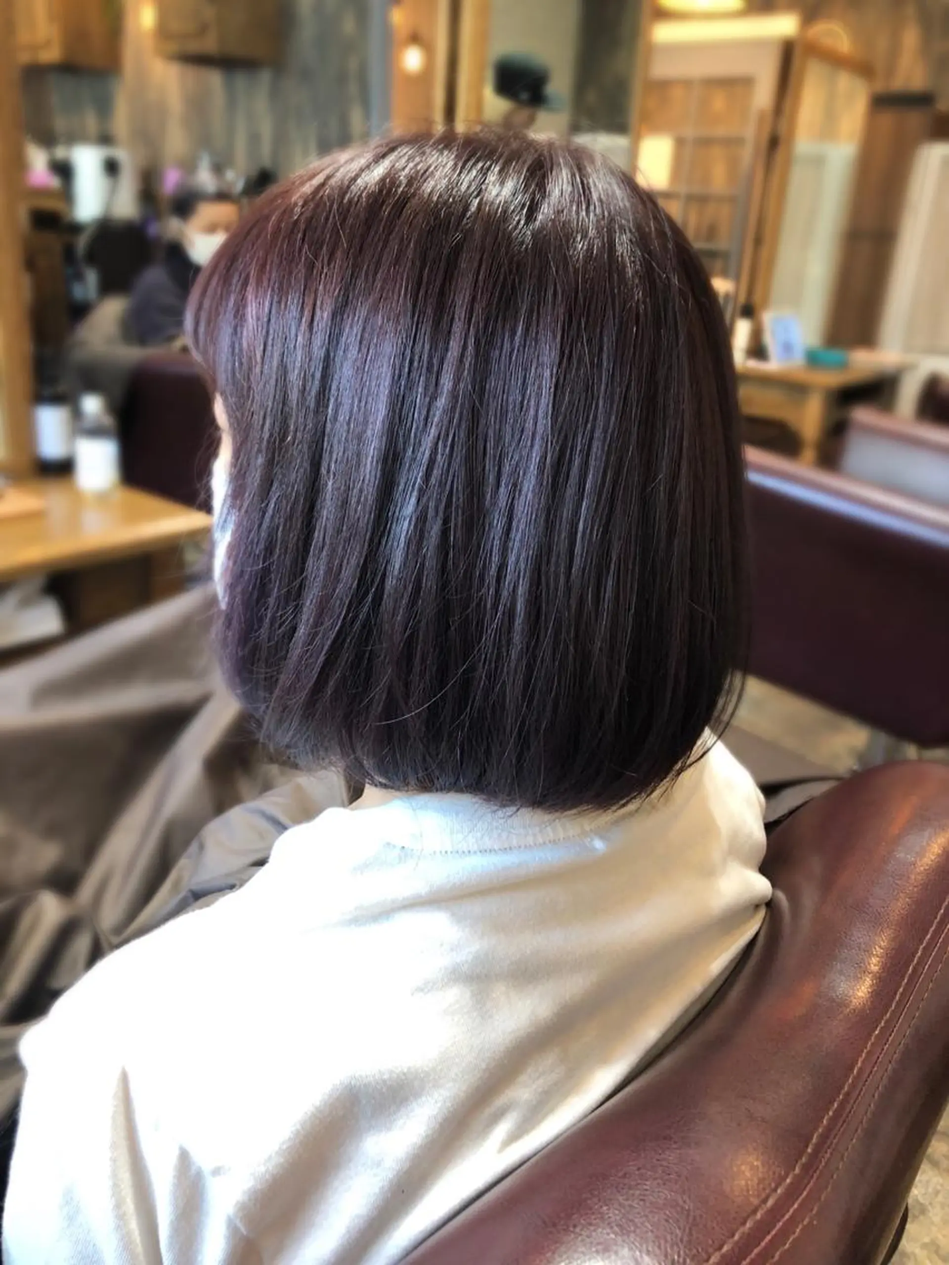 ミディアム みやもと まなみのヘアスタイル