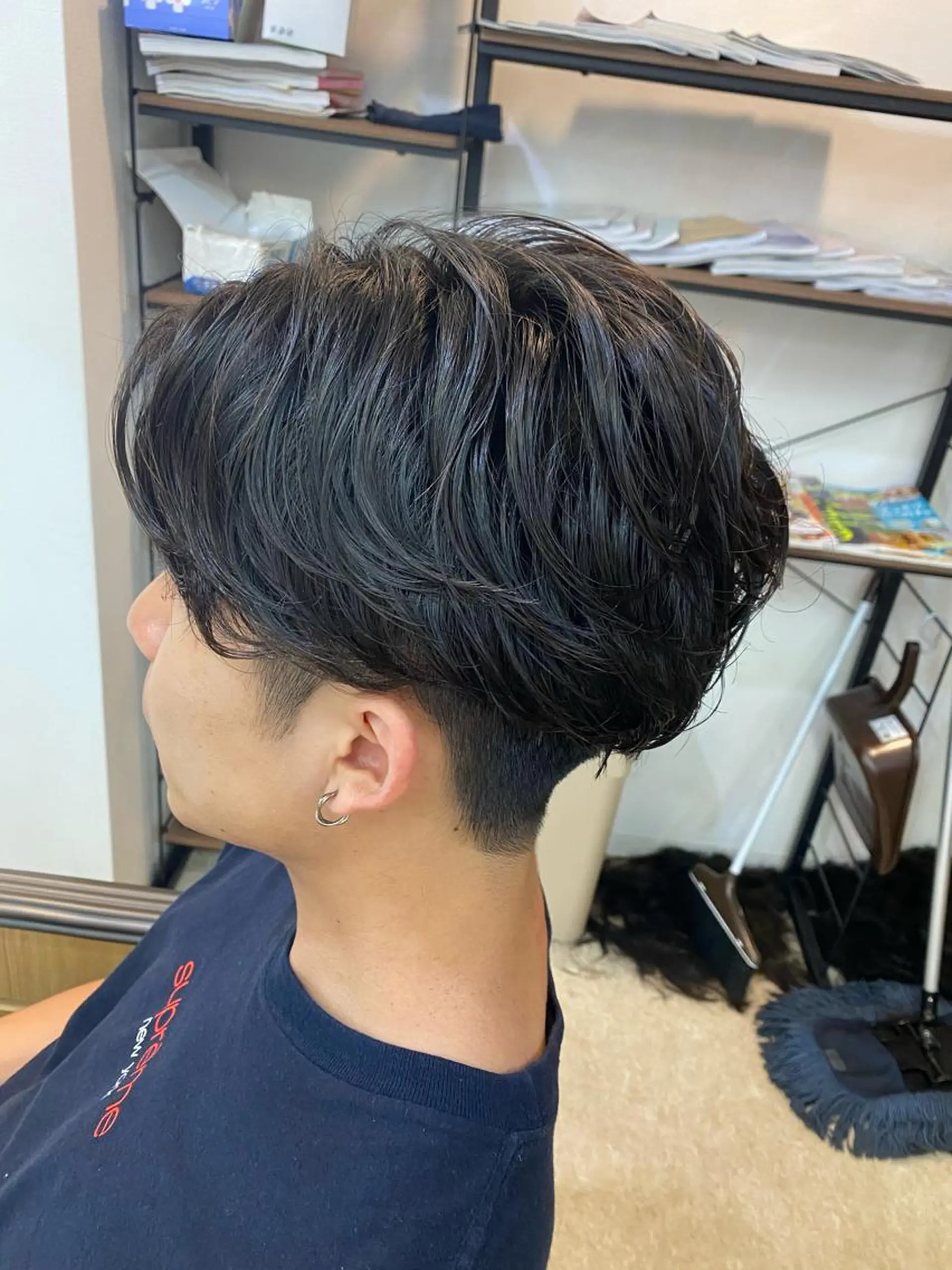 パーマ メンズ カット パーマ 柴田 将のヘアスタイル