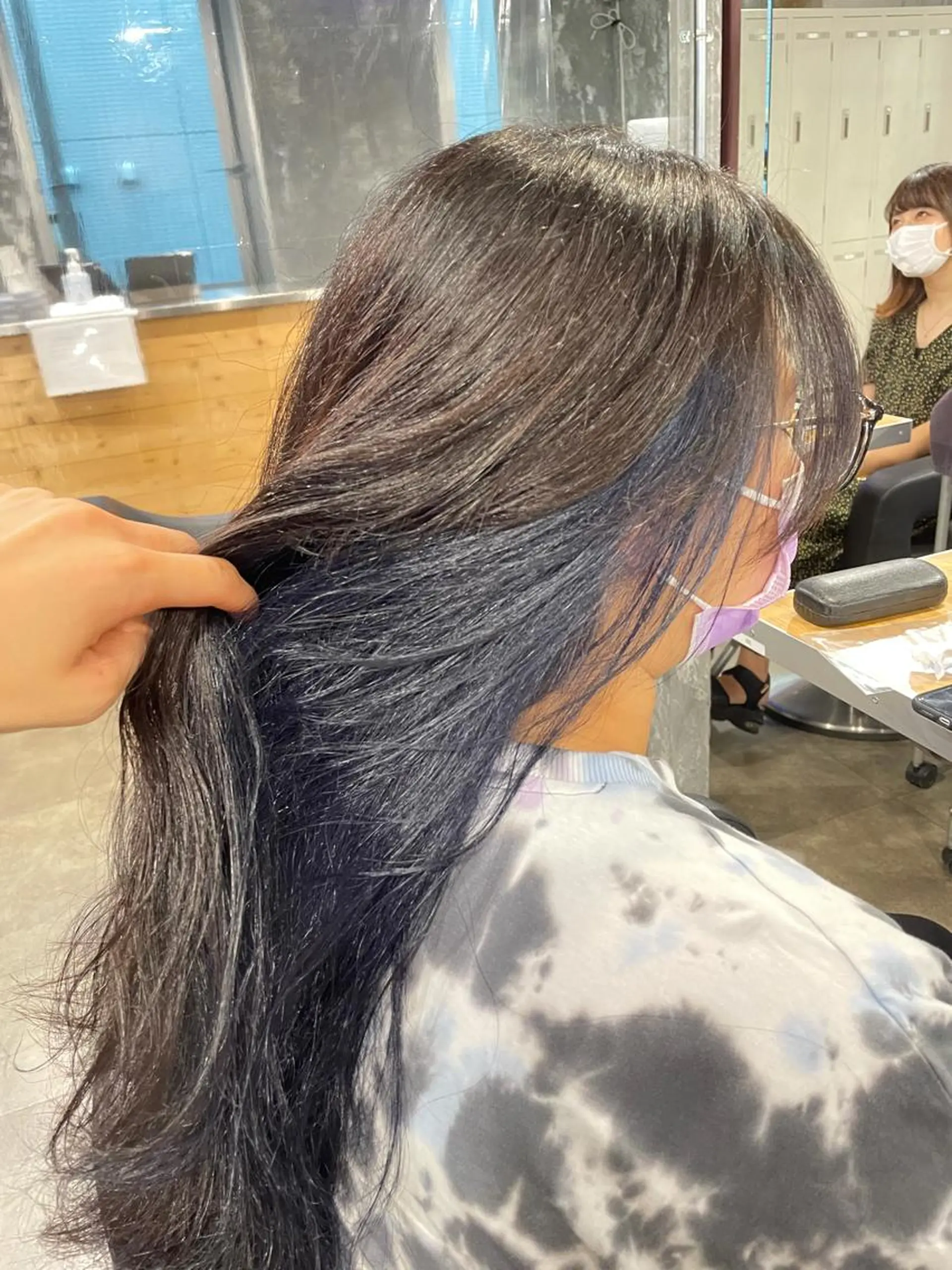 ロング カラー ブルーカラー ブルーラベンダー ラベンダーカラー ベージュカラー💖 やすひろのヘアスタイル