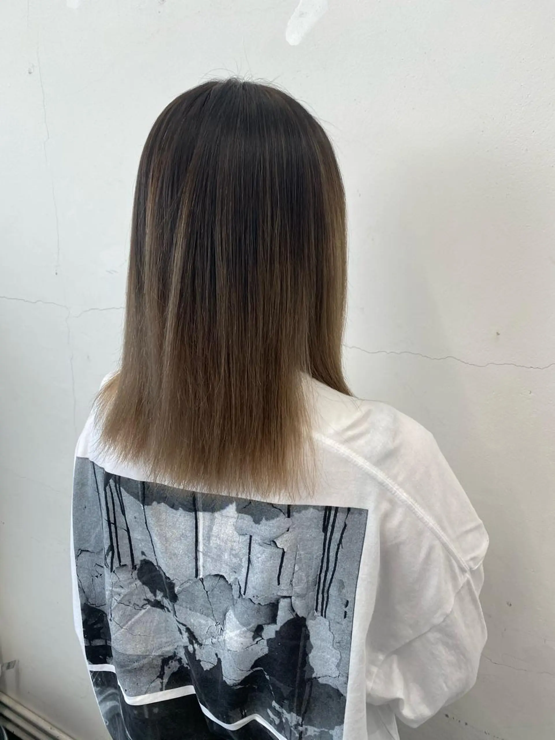 ミディアム カラー ヘアアレンジ メンズ ブリーチ　ハイトーン 特化🌈フジタハルキのヘアスタイル
