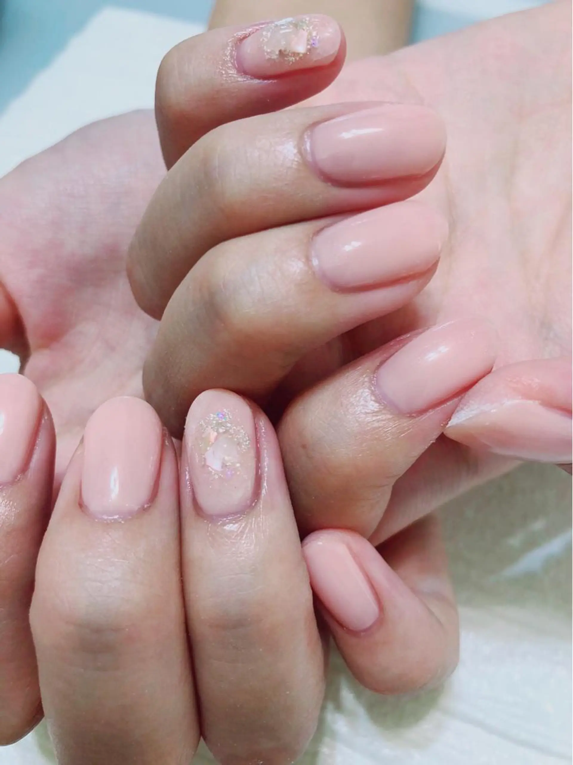 ネイル フレンチネイル オフィスネイル ワンカラーネイル 夏ネイル ハンドネイル ere beauty nailのネイルデザイン