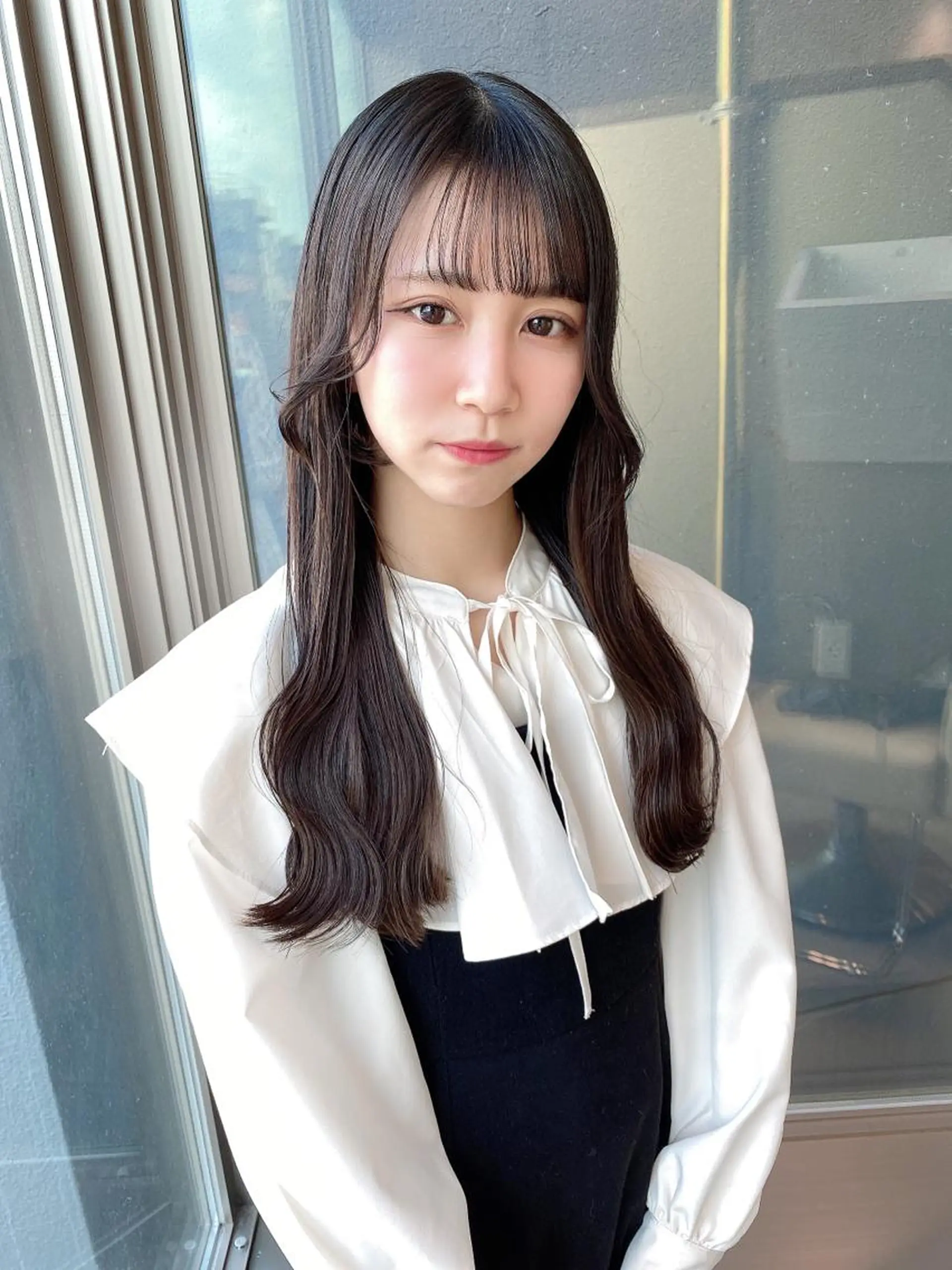 ロング 店長/mao/ 前髪/顔周りカットのヘアスタイル