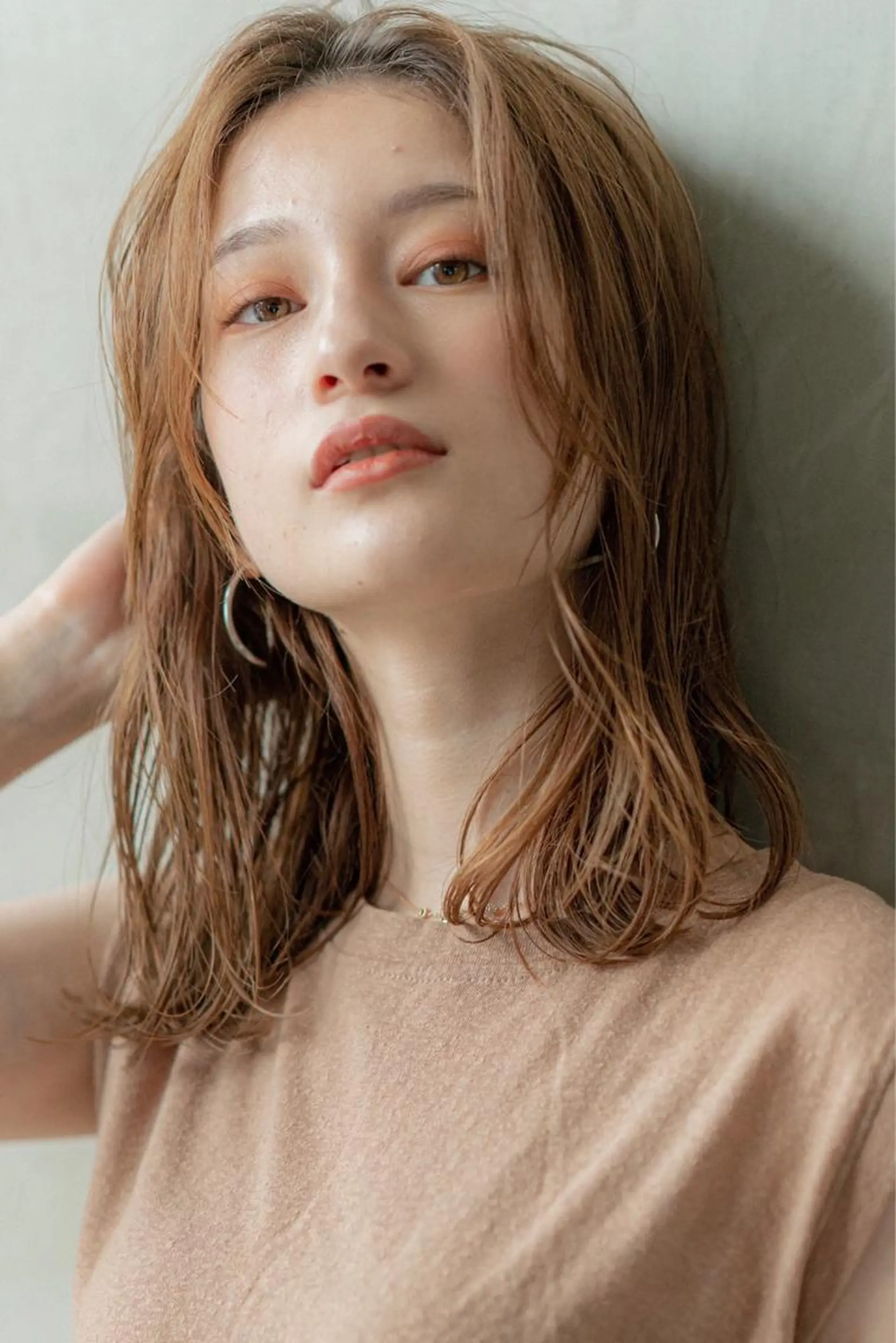 ミディアム カラー カット ヘアカラー トリートメント 🉐レイヤー/塩見 弘樹🉐渋谷のヘアスタイル