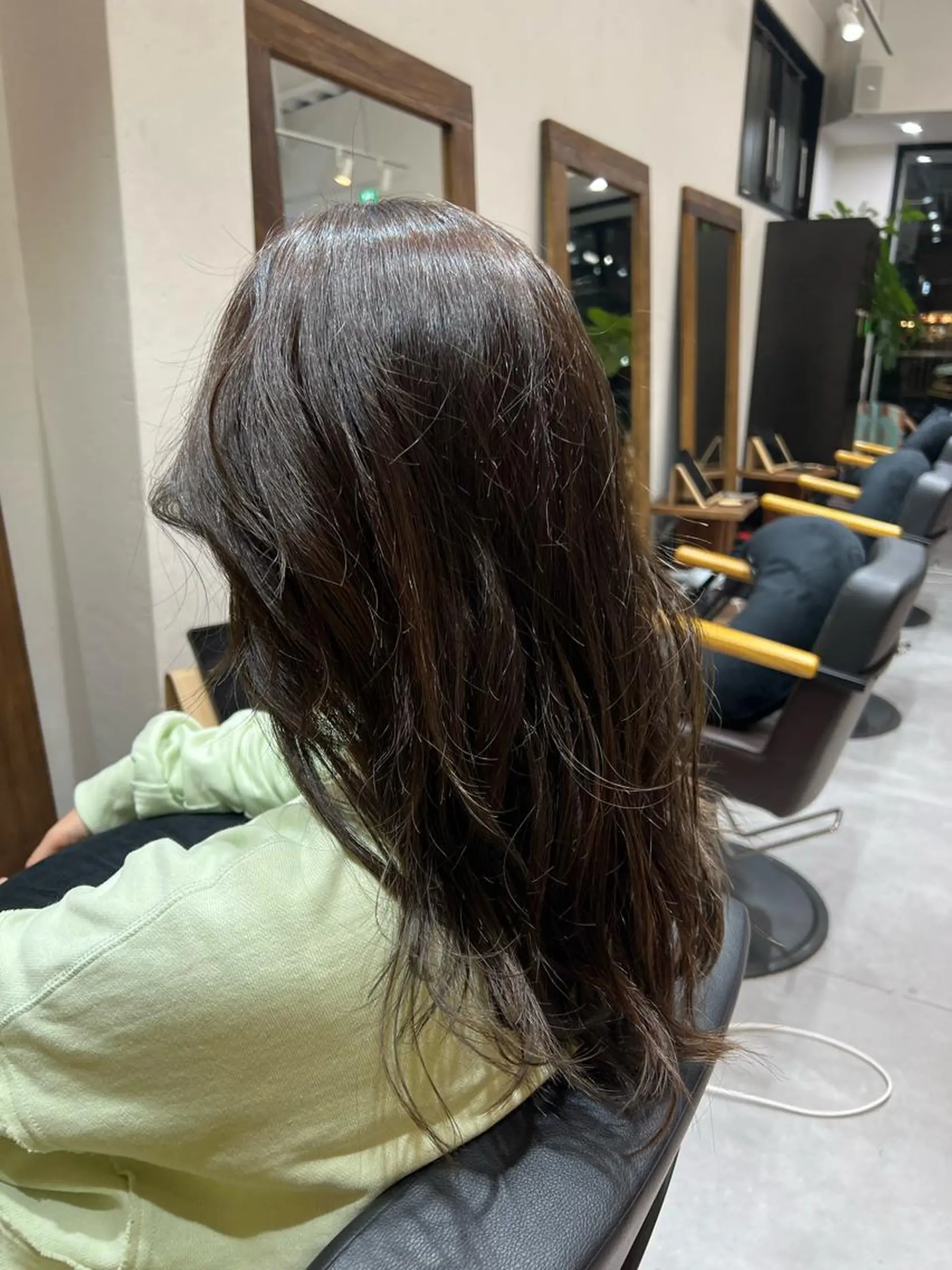 カラー ブリーチ 透明感カラー ブリーチなしカラー ANDLIFE KAHOのヘアスタイル