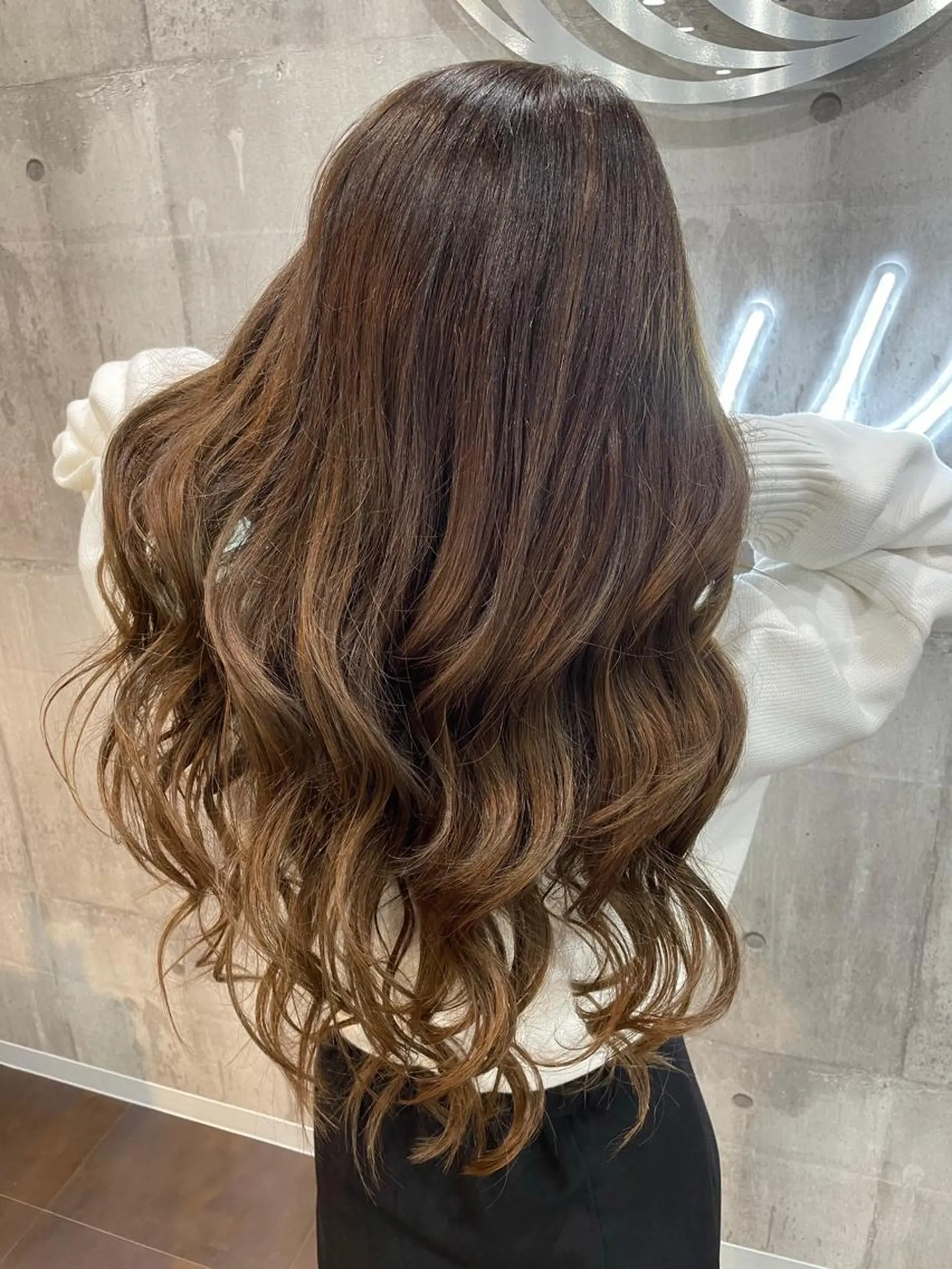 セミロング カラー パーマ ヘアアレンジ メンズ キッズ ネイル マツエク・マツパ アイブロウ シールエクステ メンズバレイヤージュ メンズハイライト メンズインナーカラー メンズ韓国風 韓国/顔周り/透明感 /レイヤー/ひなたのヘアスタイル