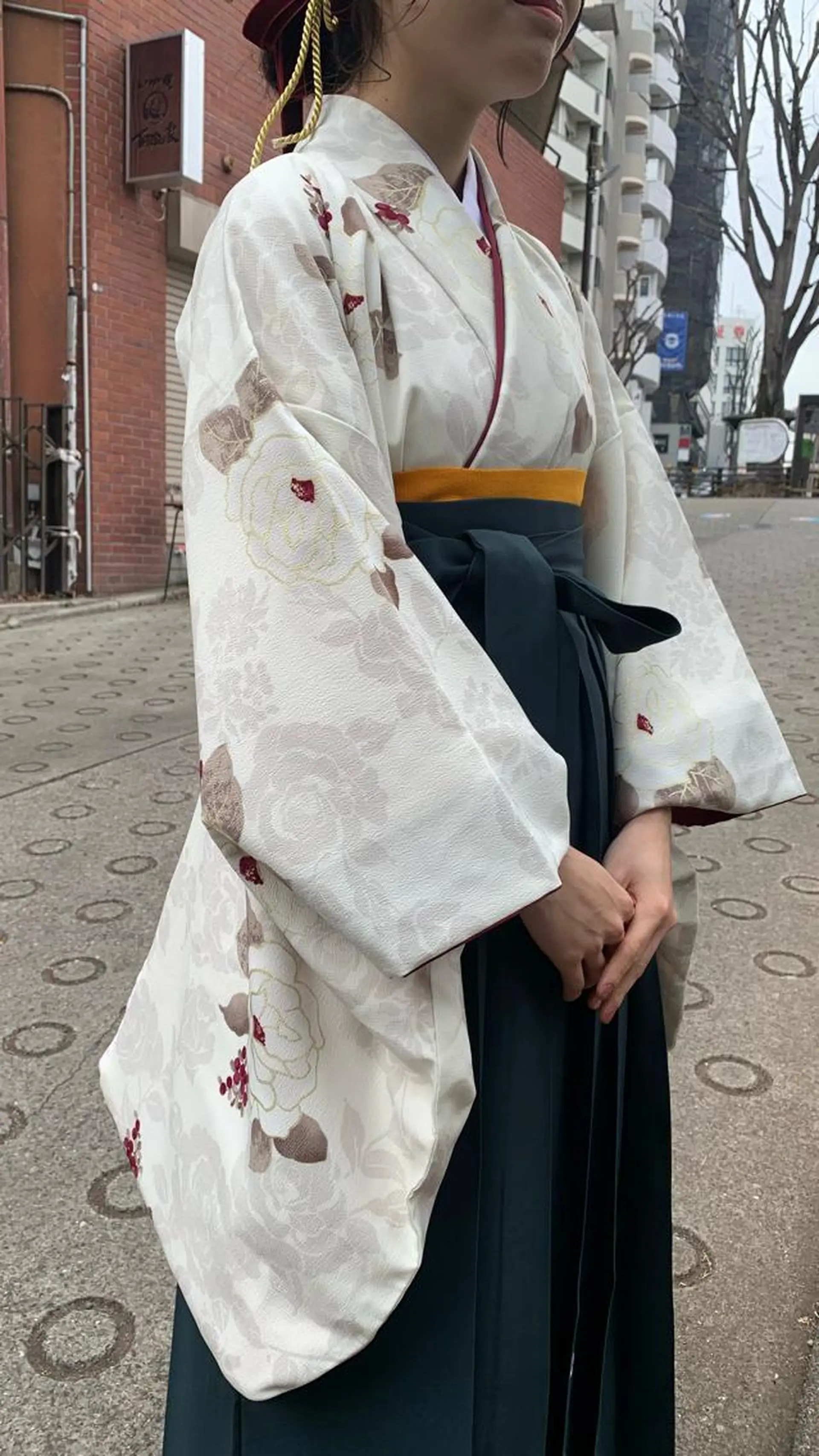 ヘアアレンジ 着付け ショート🌼パーマ 本間正子のヘアスタイル