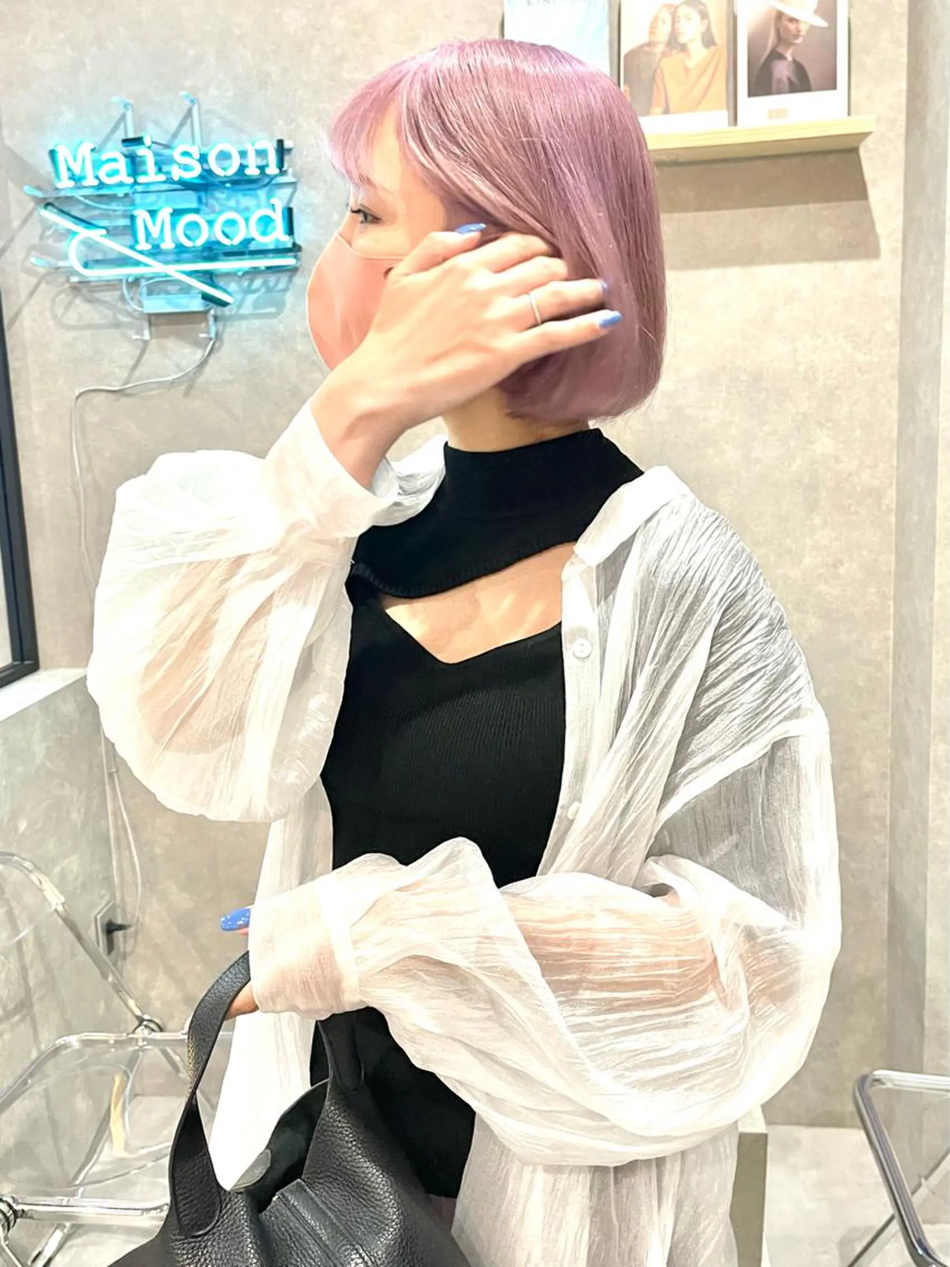 ショート カラー カット ヘアカラー トリートメント 一ノ瀬 暁のヘアスタイル