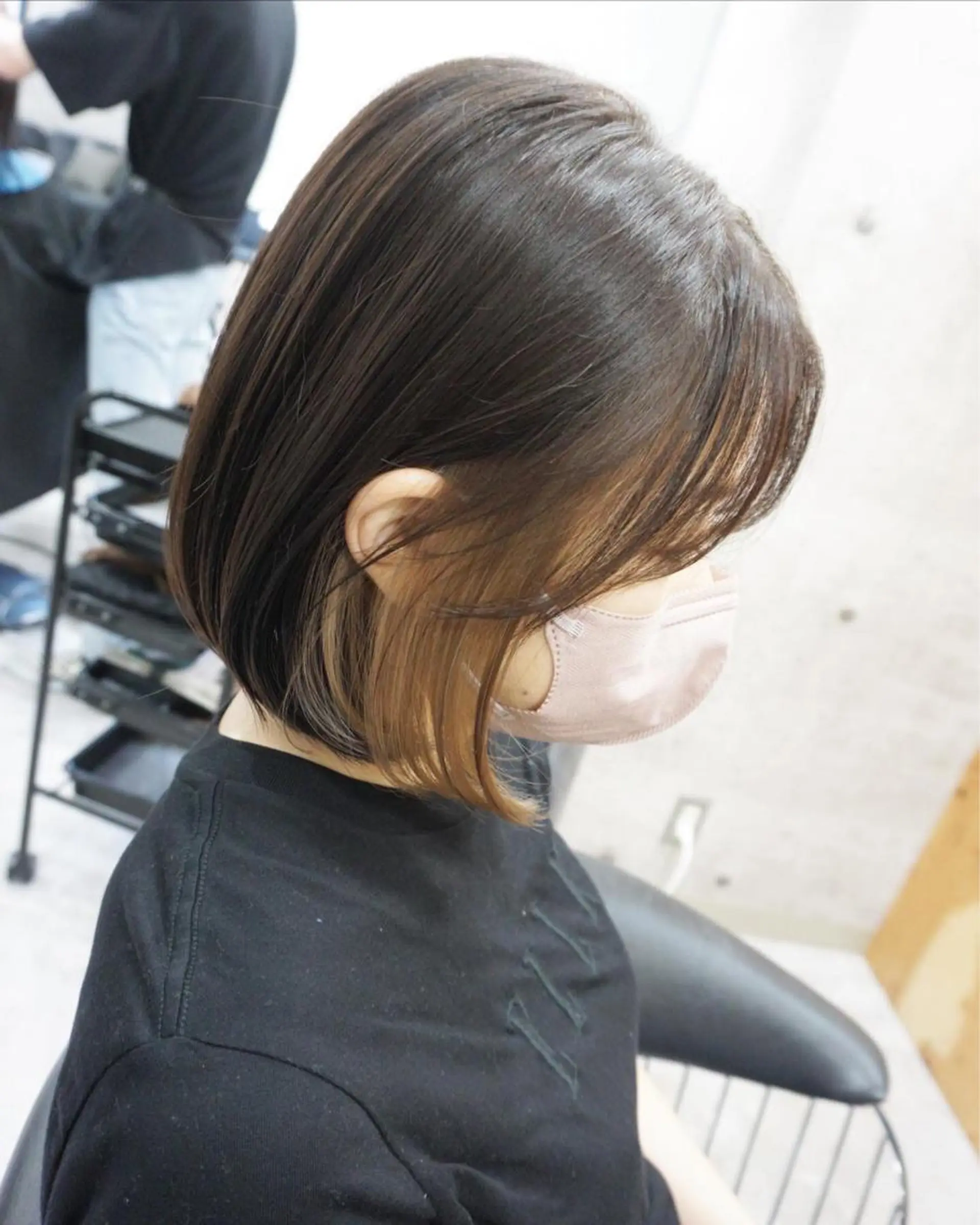 ミディアム カット ヘアカラー トリートメント hair teria ryu 大塚のヘアスタイル