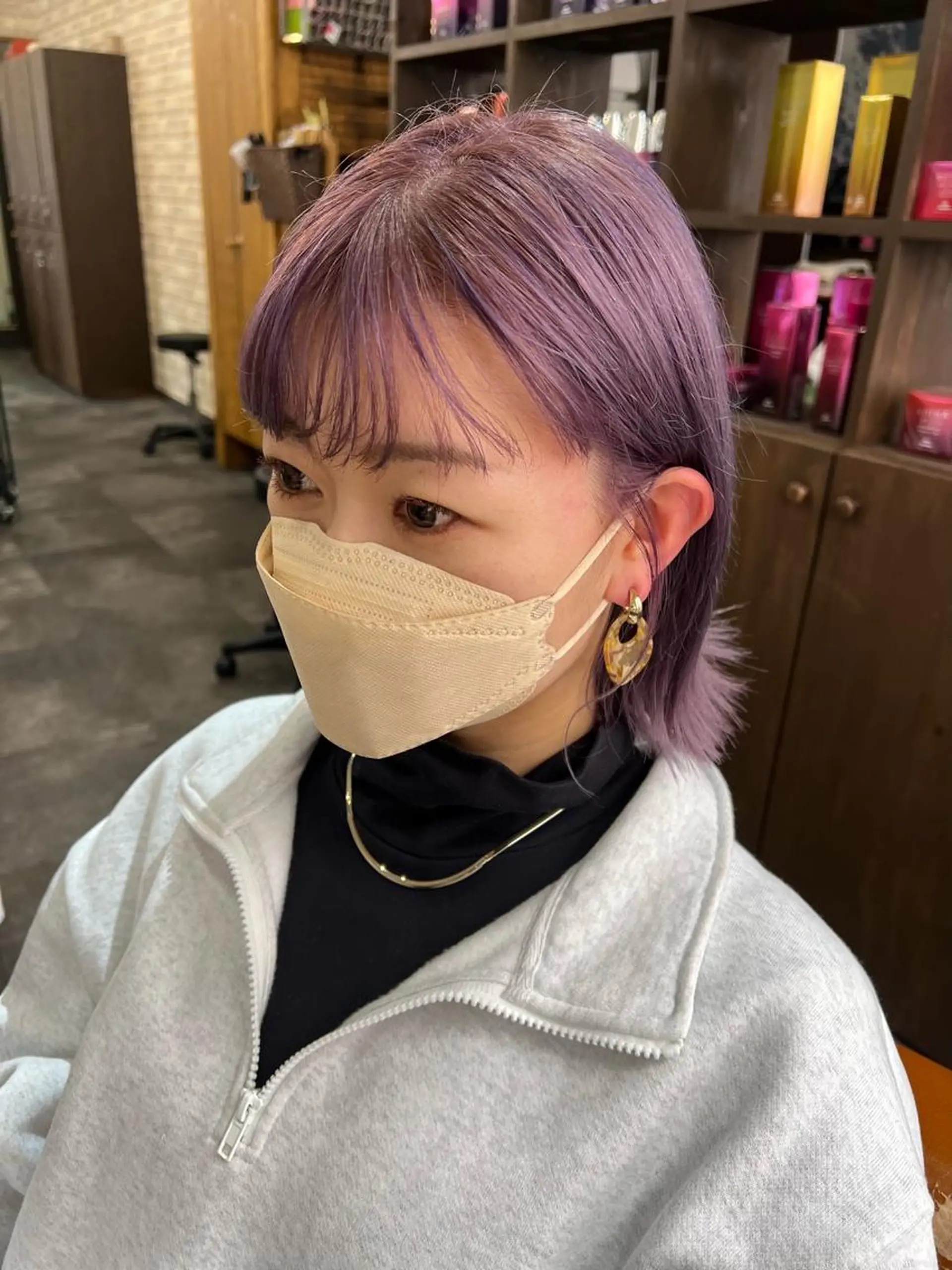 ミディアム カラー ヘアカラー トリートメント 上質髪🪐 AIRI🪷‧₊˚のヘアスタイル