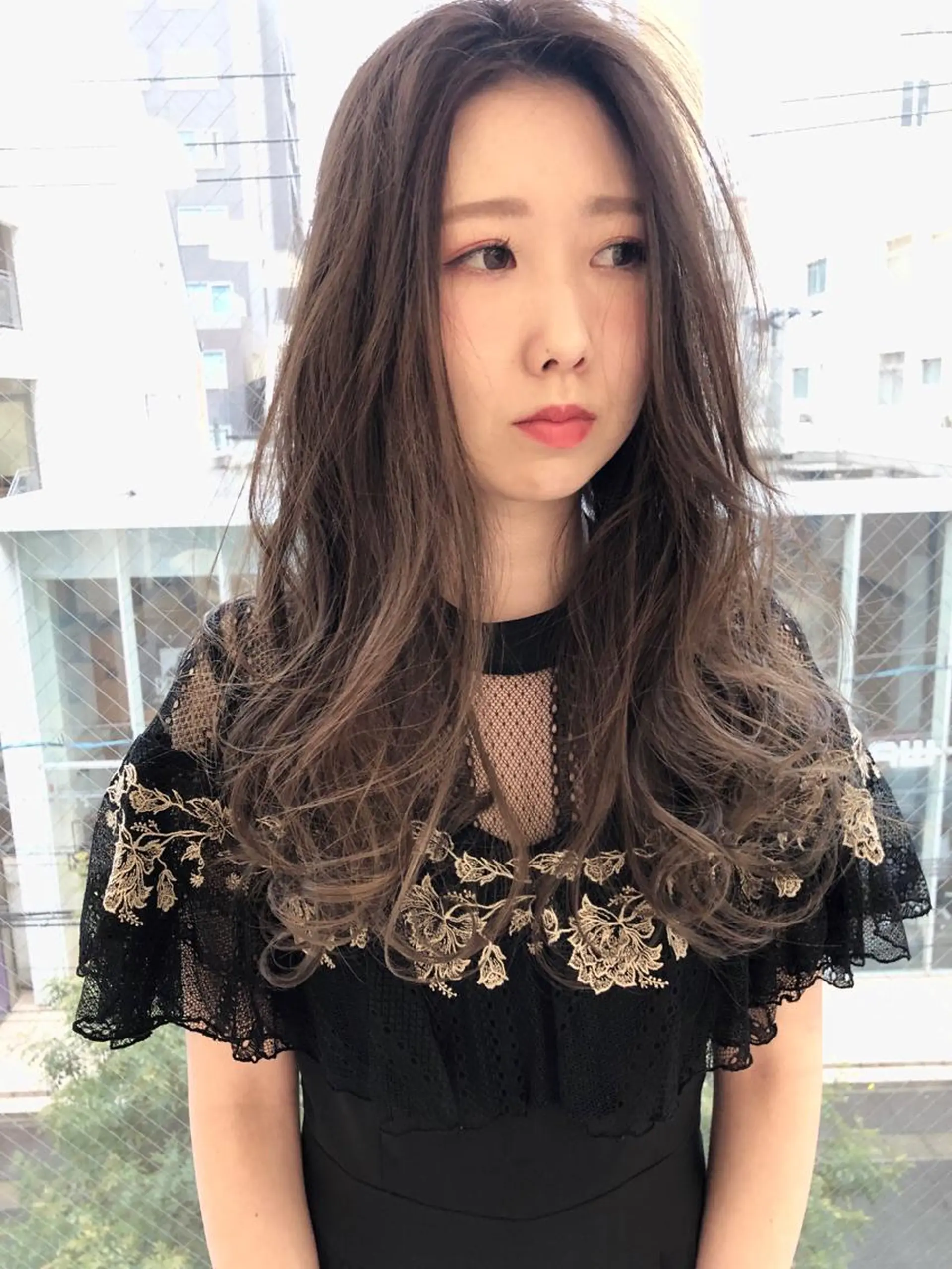 ロング 似合わせカット 迫留由弥のヘアスタイル