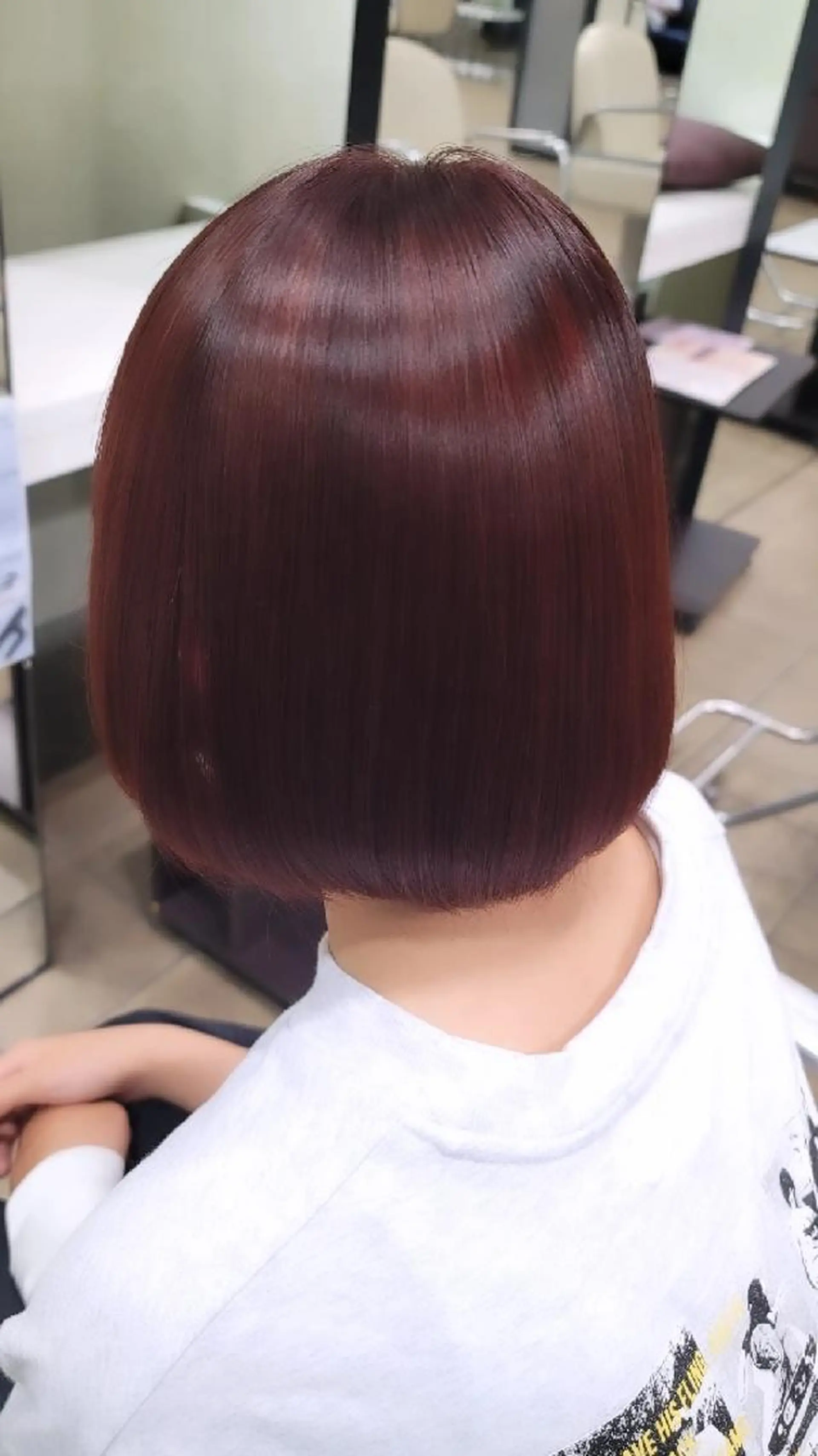 カラー 寺西紗友望/髪質改善 /ストレート/ボブのヘアスタイル