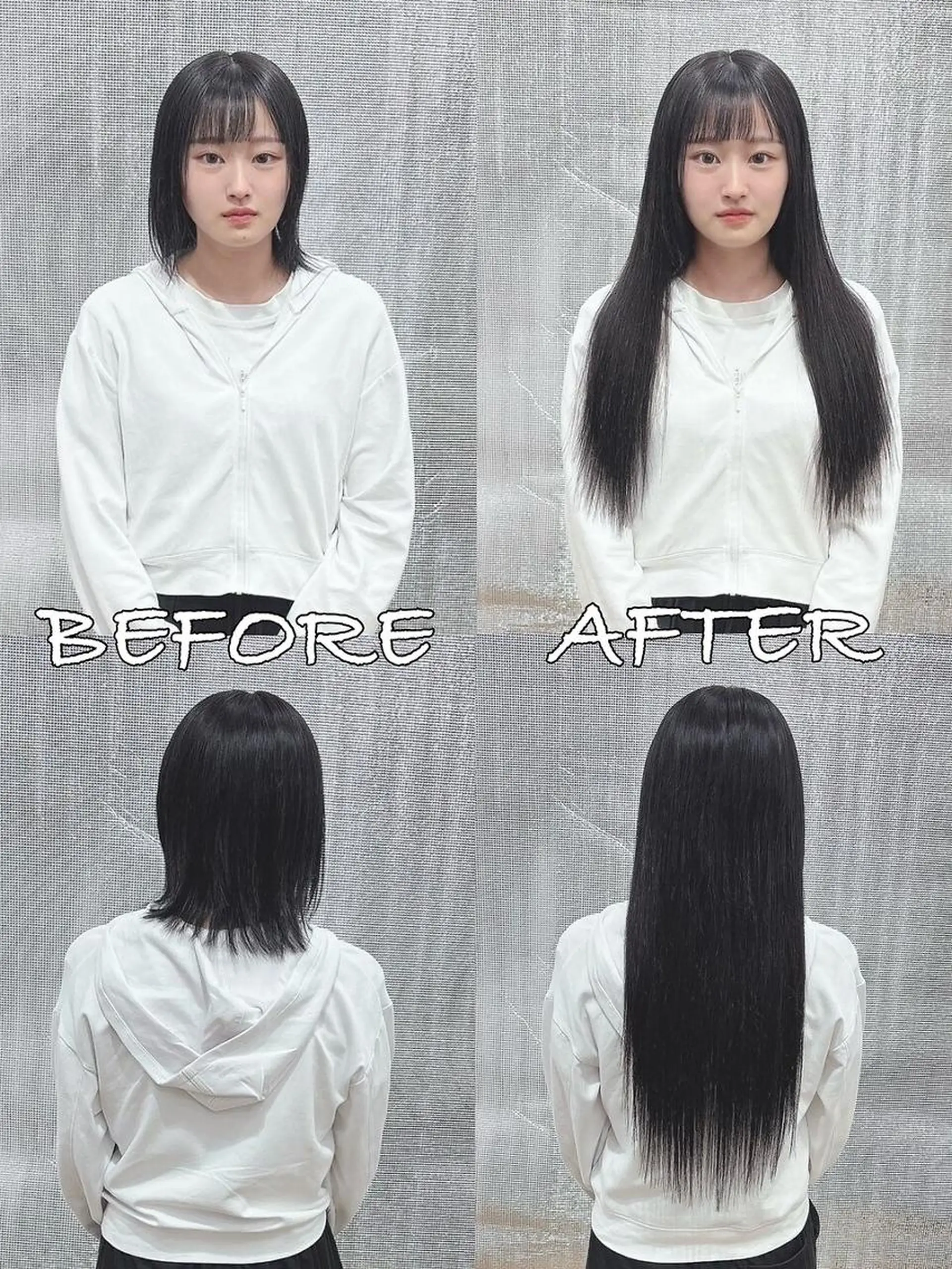 ロング カラー ヘアアレンジ シールエクステ バレイヤージュ ブリーチ ケアブリーチ ダブルカラー MISA ミサのヘアスタイル