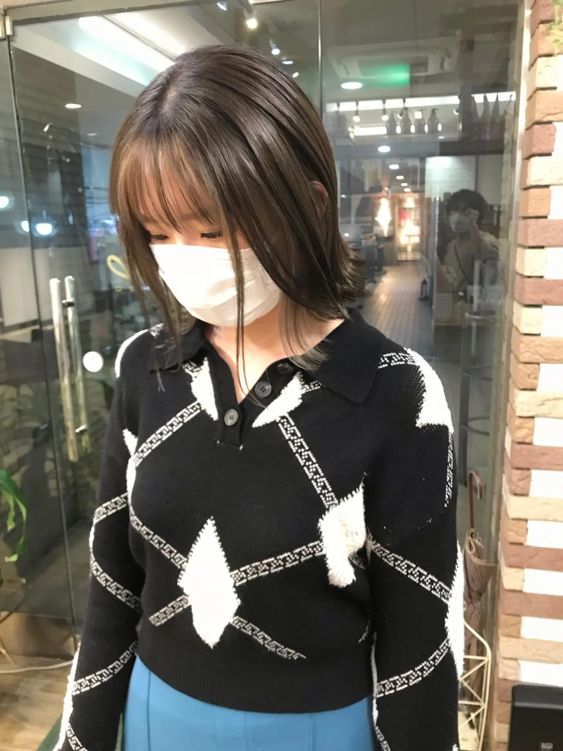 ミディアム カラー regalo MAKOのヘアスタイル