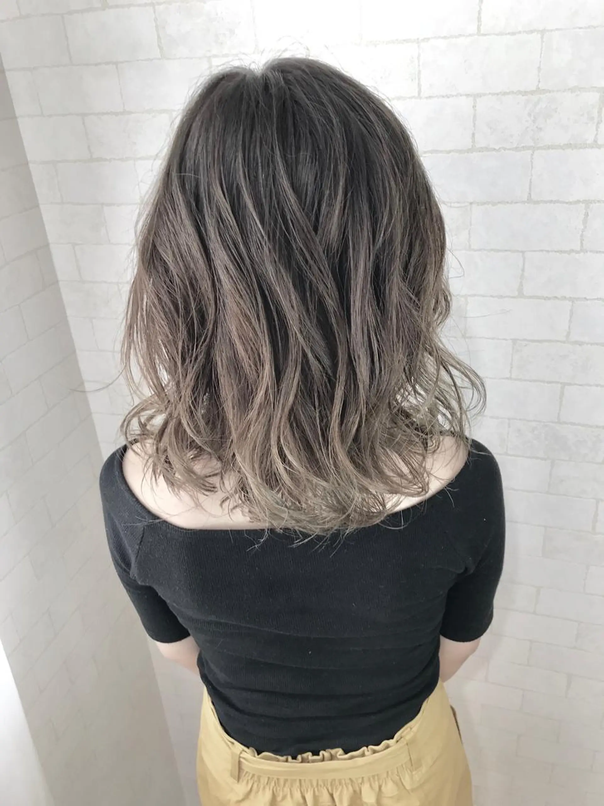 ミディアム 神野 雅樹のヘアスタイル