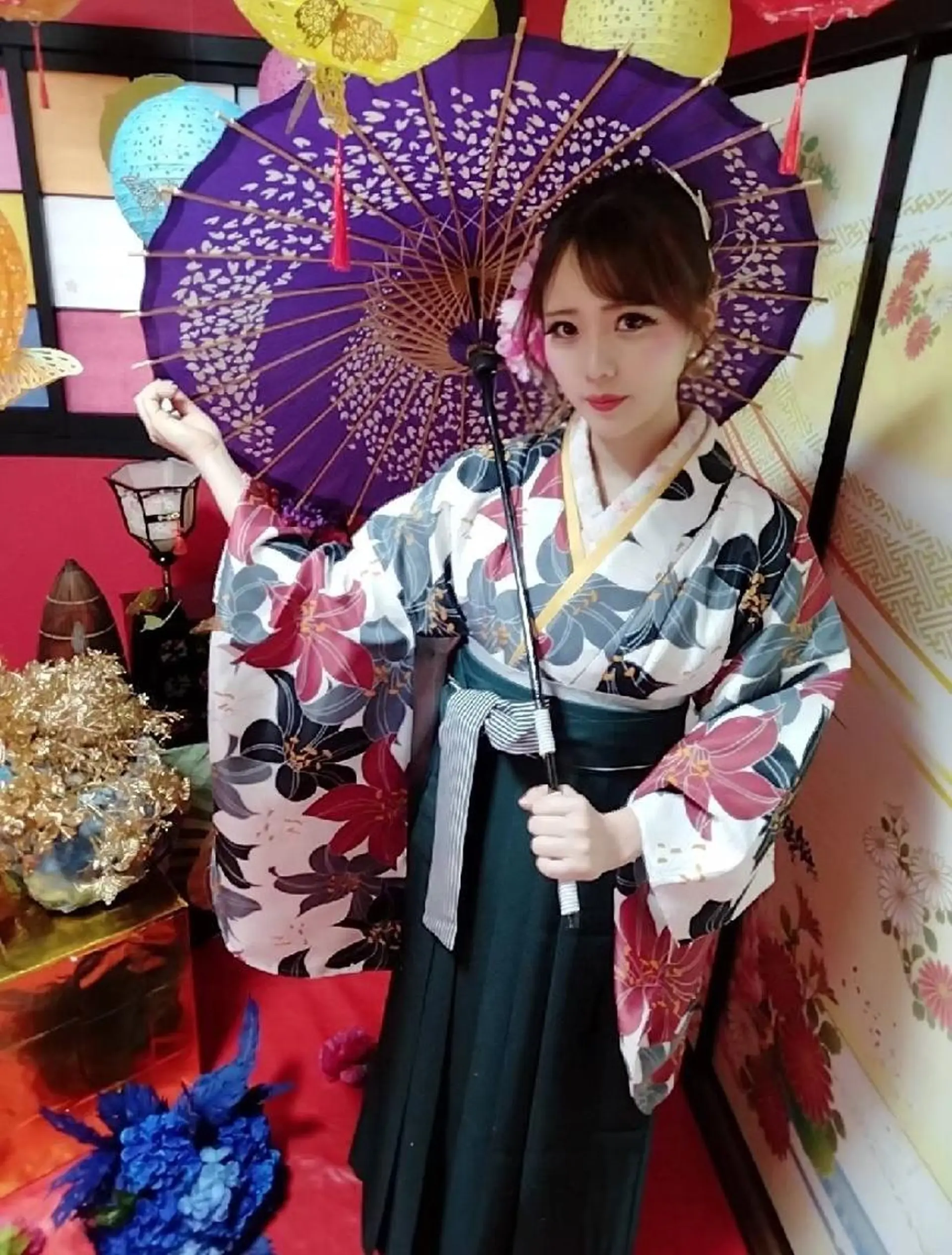 ヘアアレンジ 着付け 花魁変幻処 椛かぐら inヘアサロンクレアのマツエク・マツパデザイン