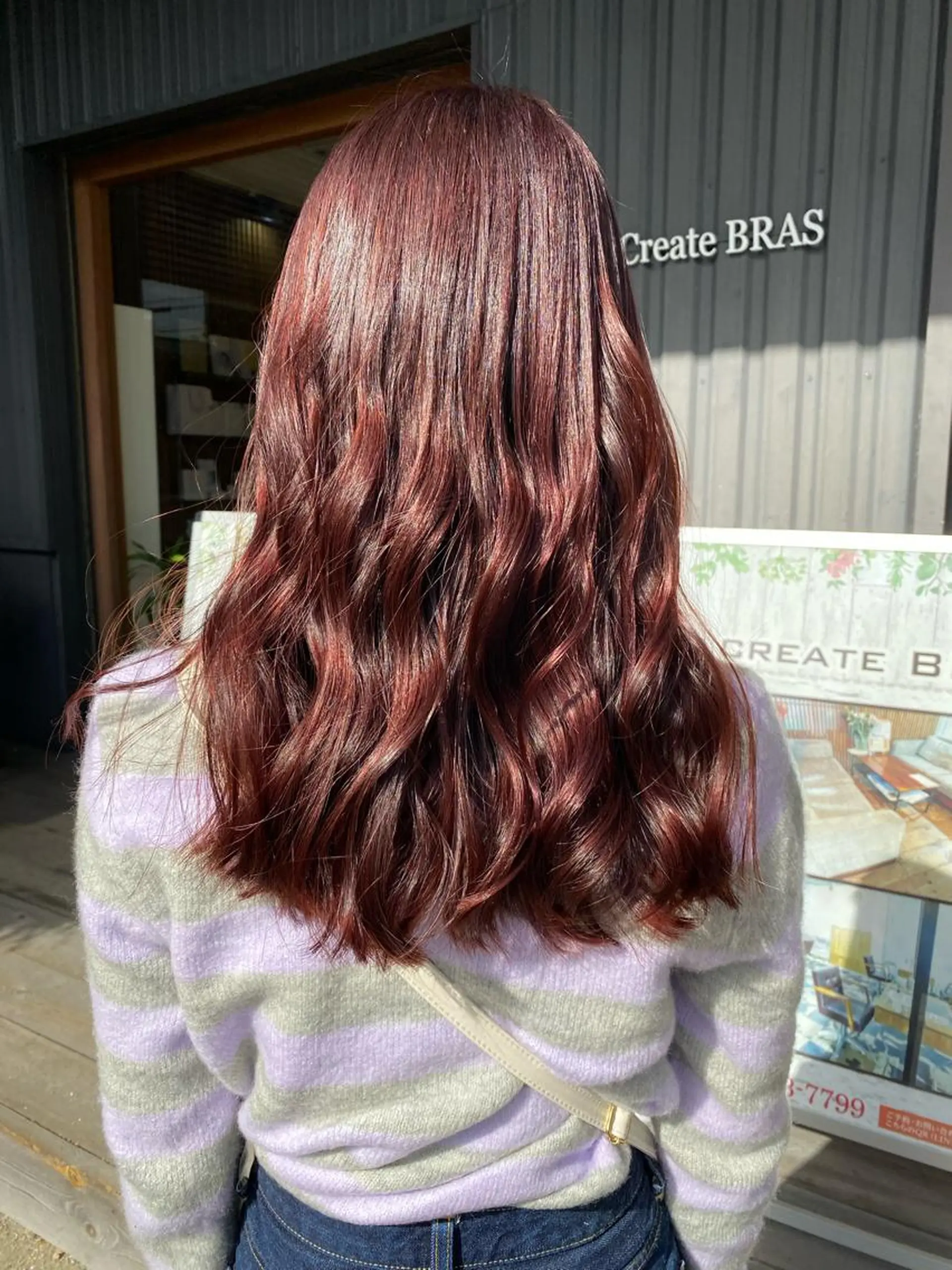 ロング ヘアカラー トリートメント BRAS ナカガワのヘアスタイル