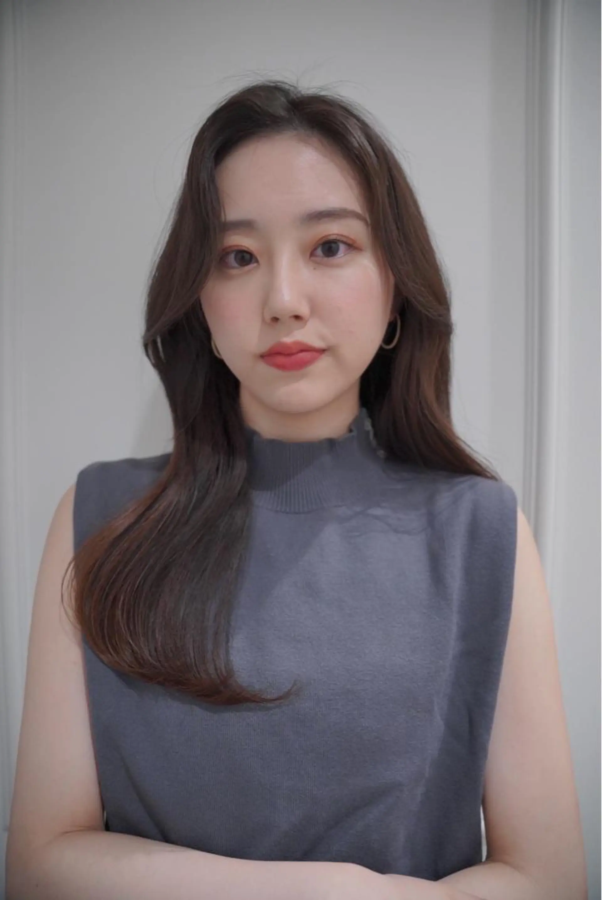ロング カラー 韓国風ヘア トリートメント NARE 韓国ヘアのヘアスタイル