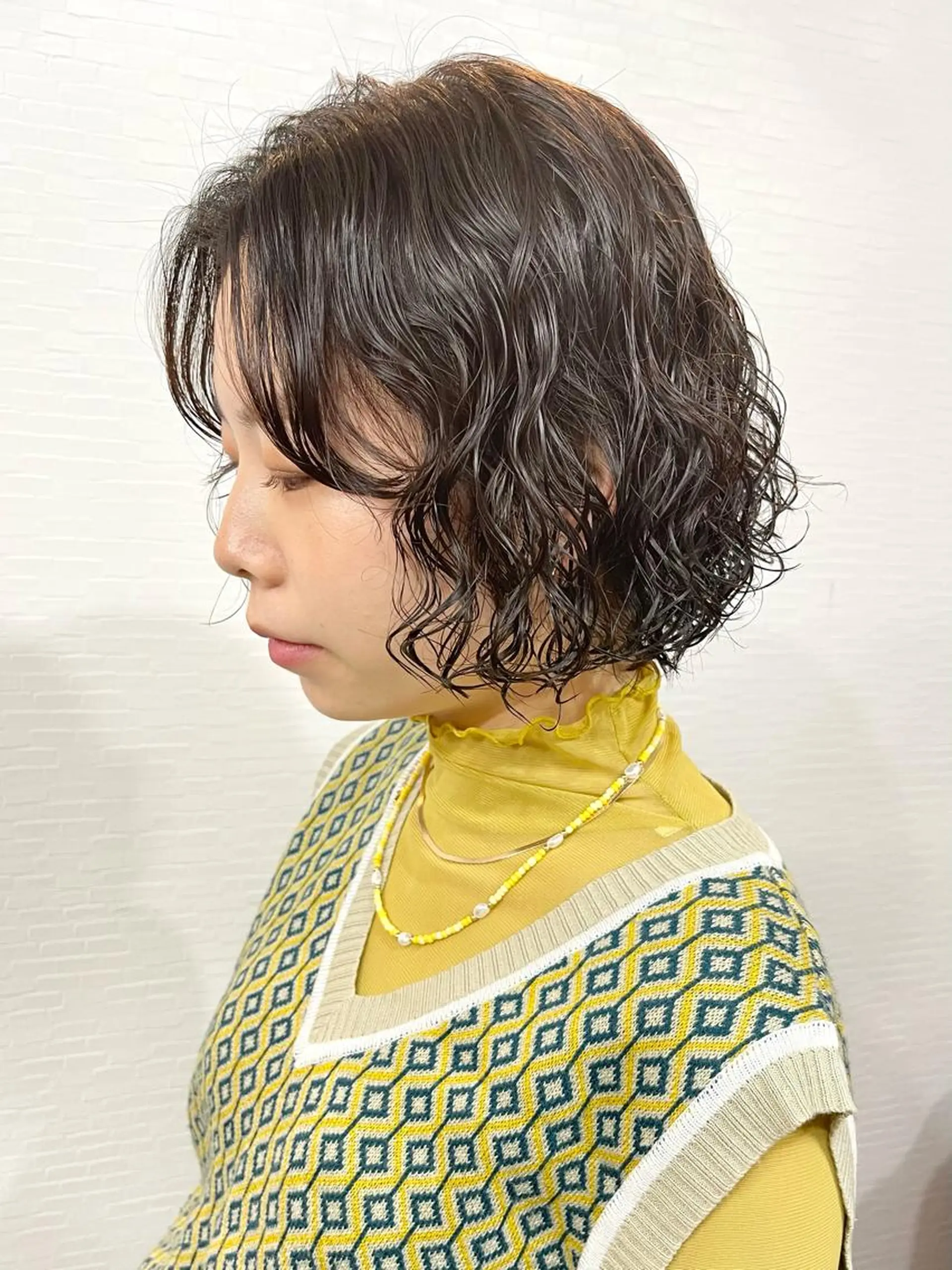 ミディアム パーマ ミディアムパーマ －LOMARLIE－ YUKIのヘアスタイル