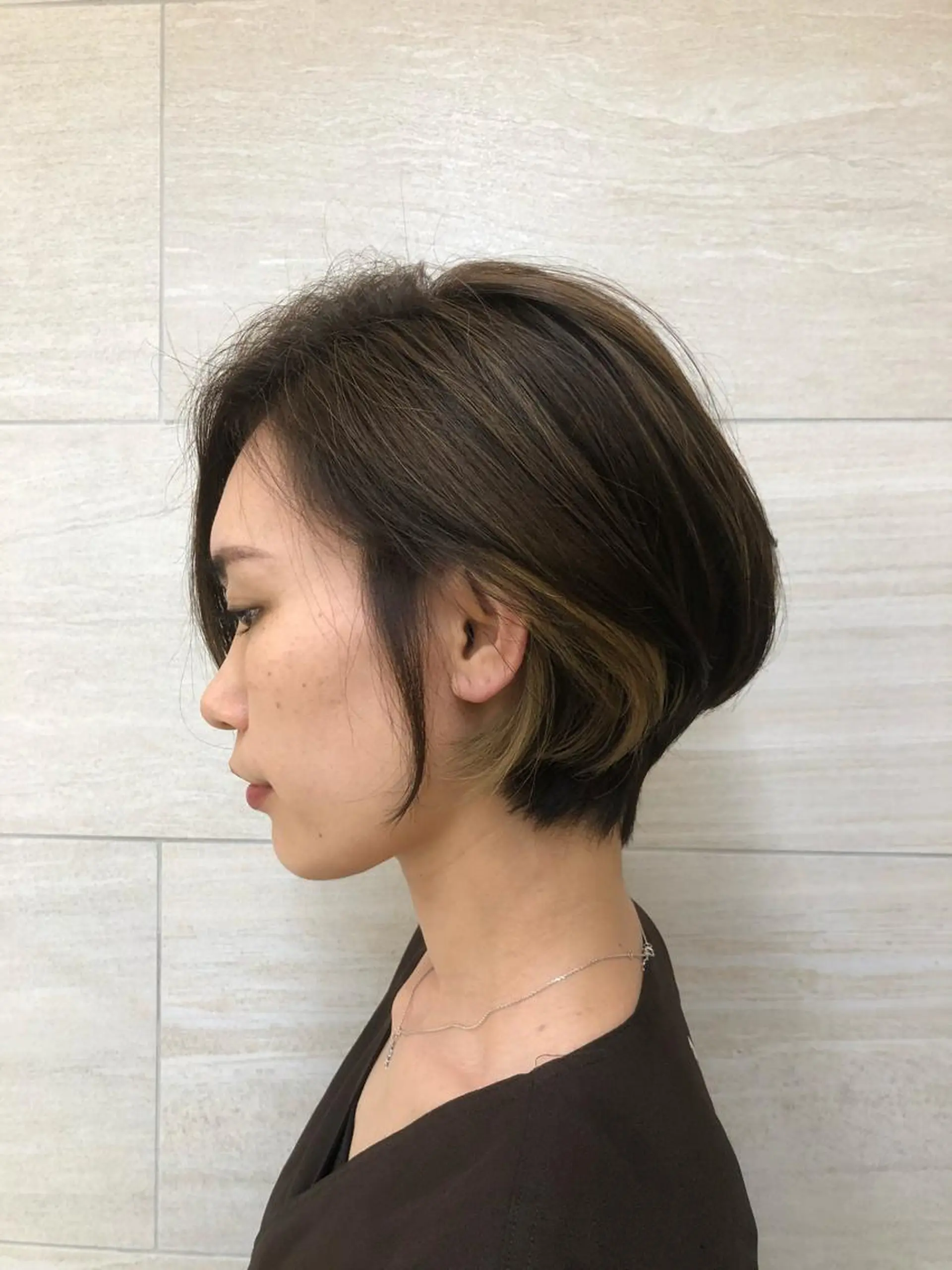 ショート カラー インナーカラー ヘアカラー トリートメント 似合わせ/小顔カット 🔷山方直也のヘアスタイル