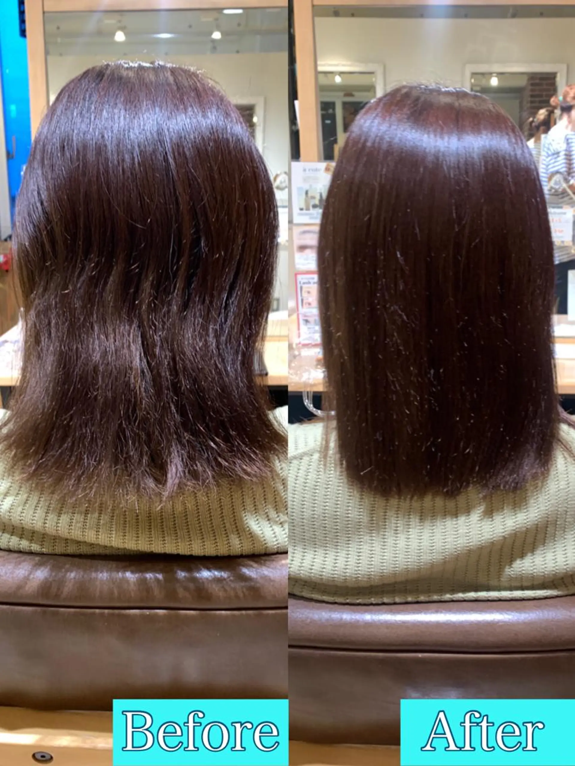 セミロング パーマ 縮毛矯正 ストレートパーマ メンズパーマ&メンズ 縮毛矯正/平野/渋谷のヘアスタイル