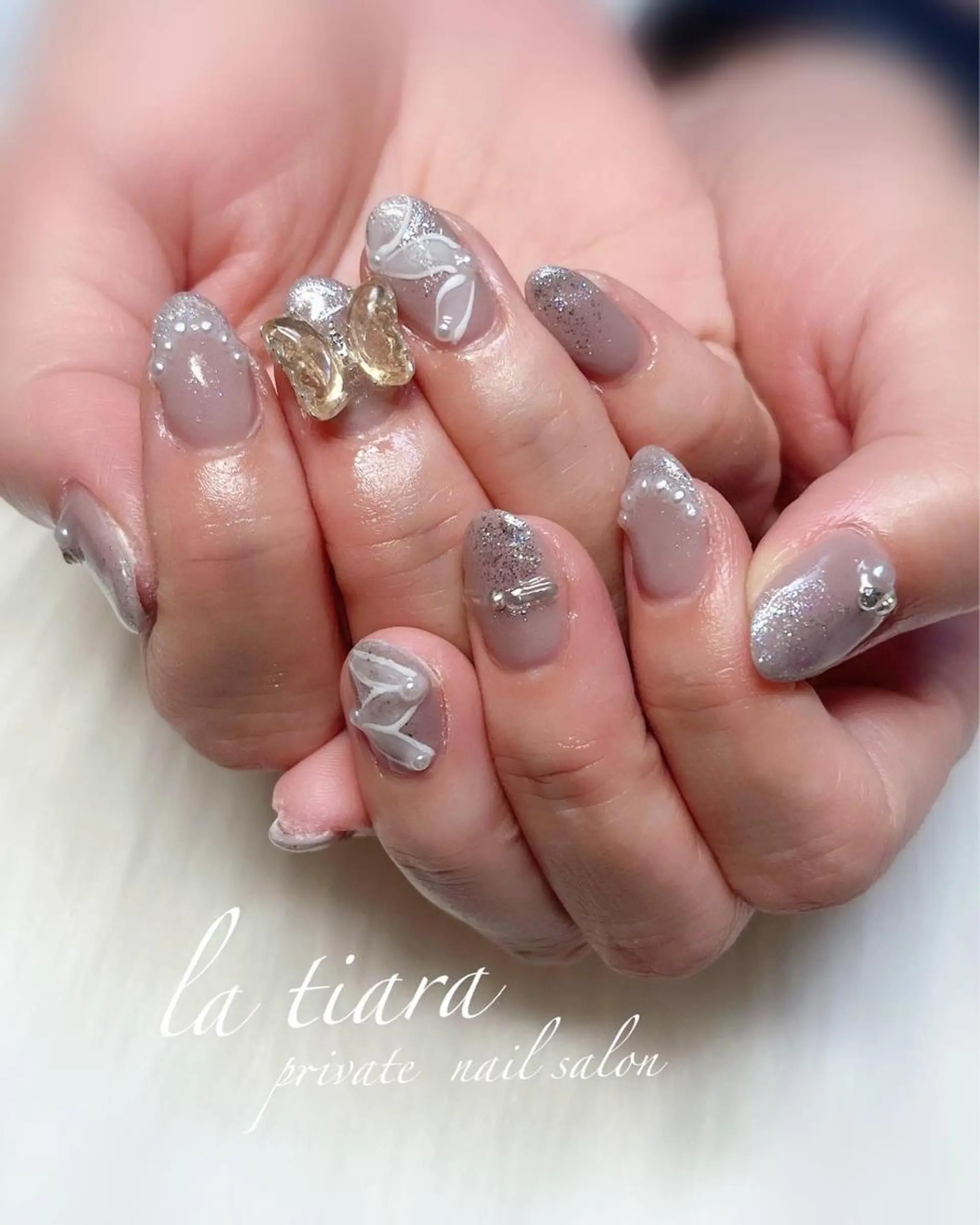 ネイル ハンドネイル Blue bird  nailのネイルデザイン