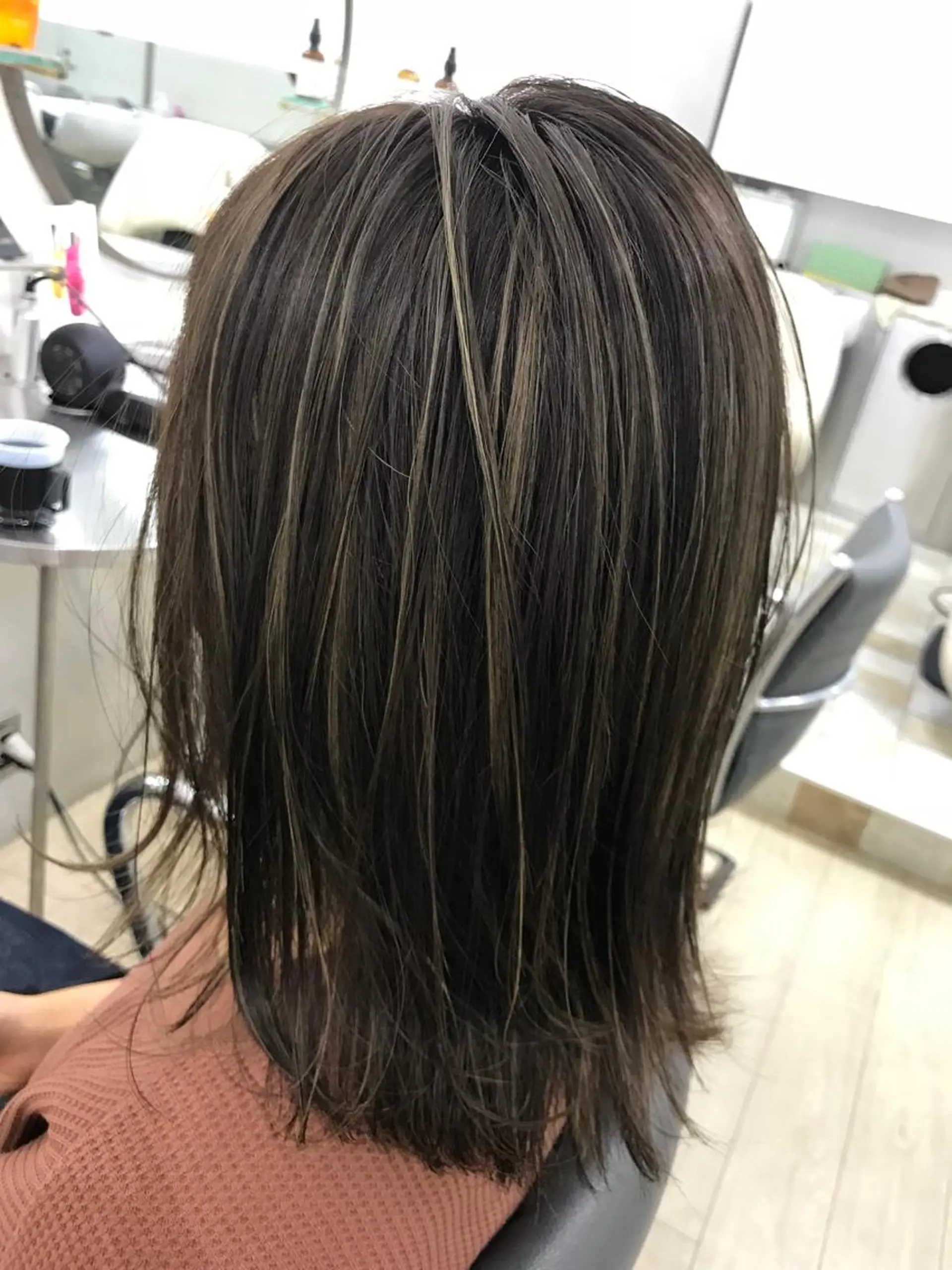 ミディアム カラー Reb_keiji 👑小倉圭司のヘアスタイル