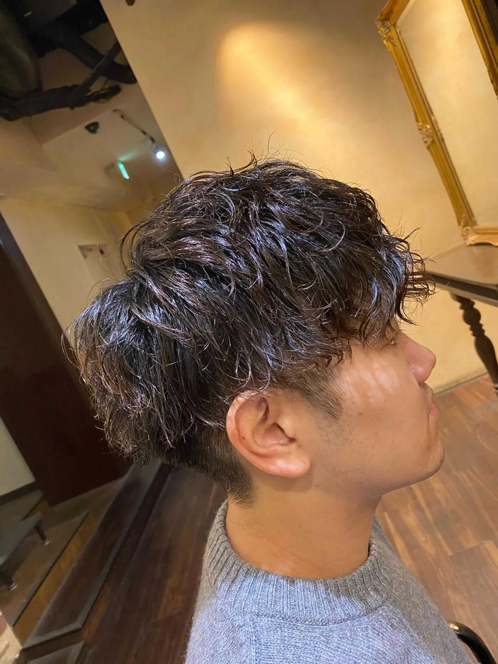 メンズ メンズパーマ 大阪メンズヘアのプロ 高橋 直希のヘアスタイル