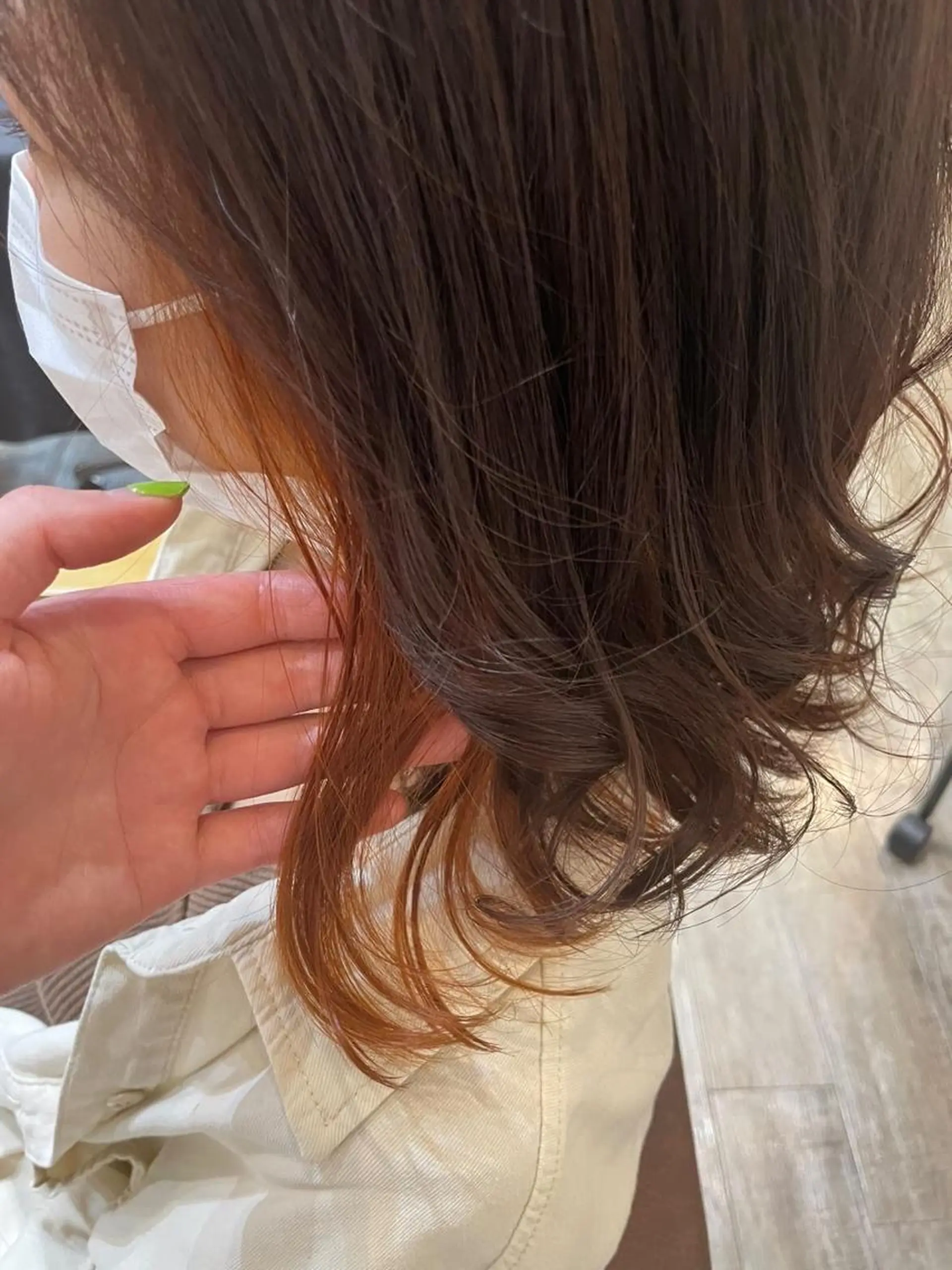 ショート カラー 透けるカラー💐 maeのヘアスタイル