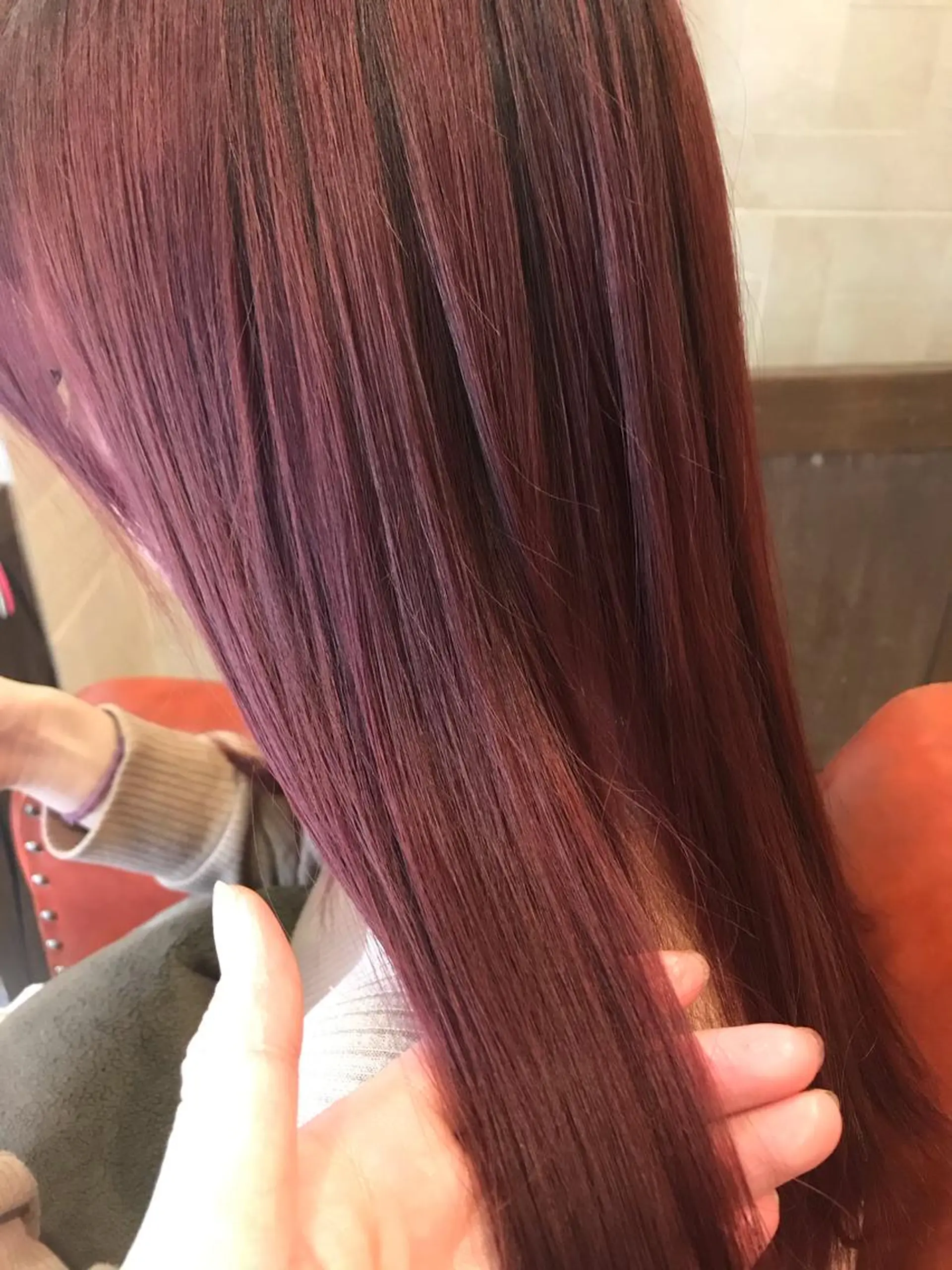 セミロング カラー特化 横川　翔希のヘアスタイル