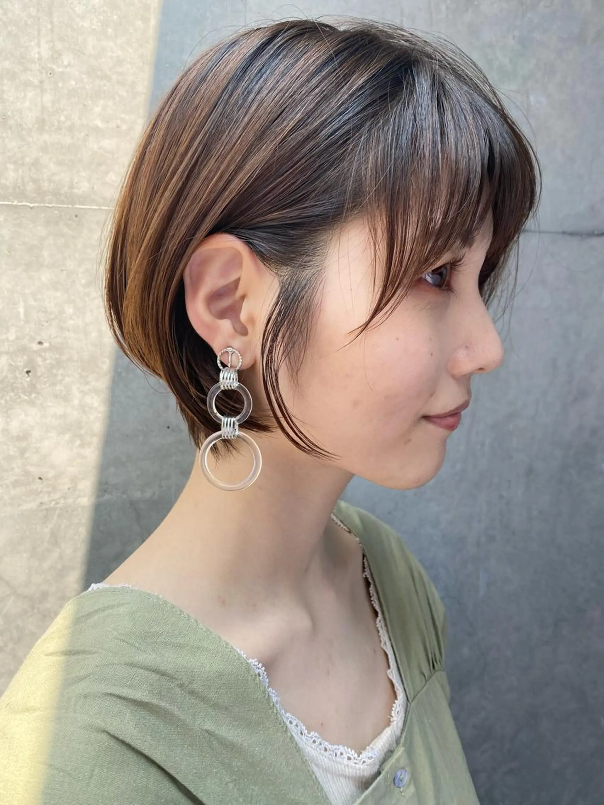 ショート カット ヘアカラー トリートメント ヒラヤマ ユウスケのヘアスタイル