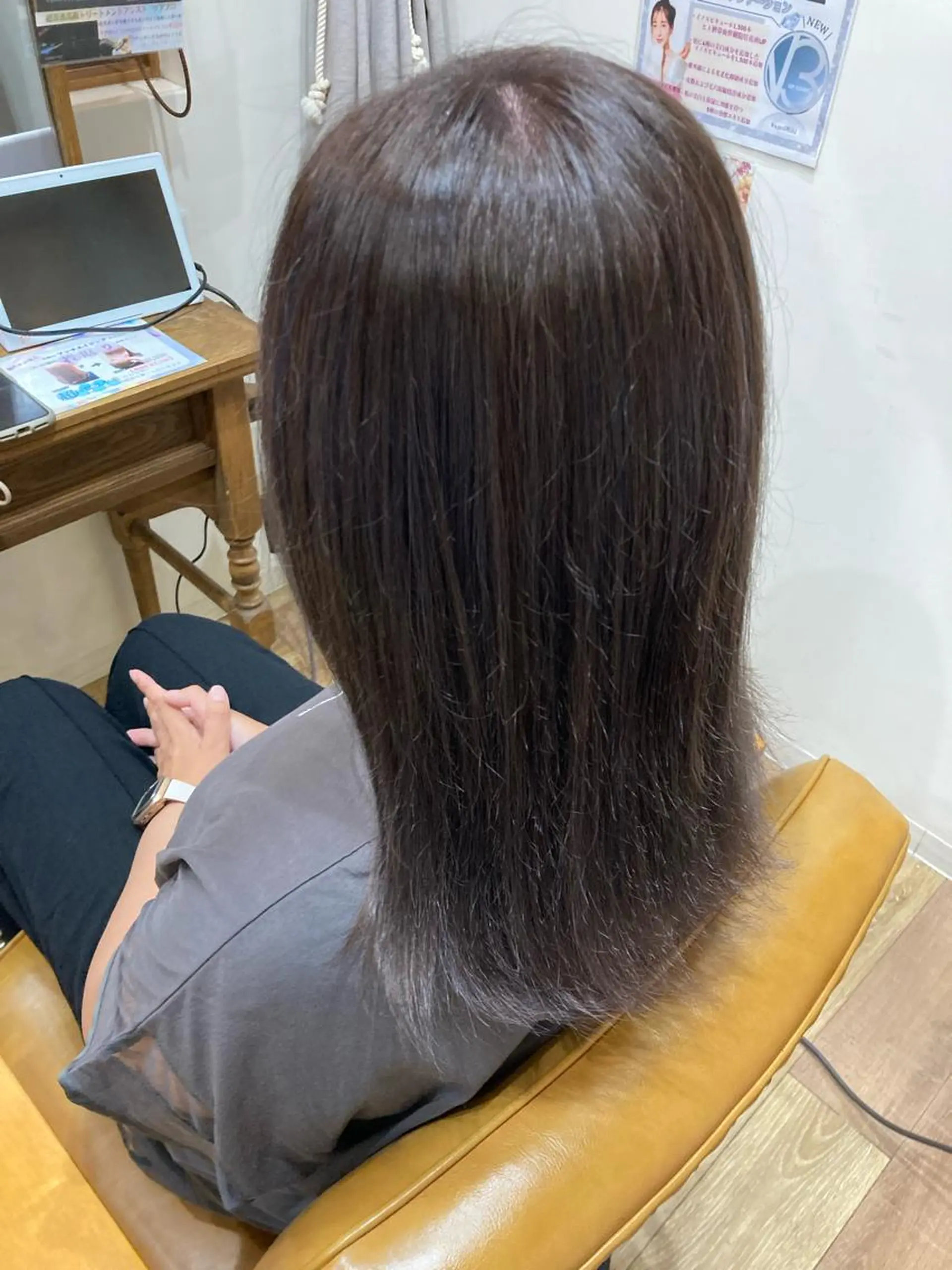 ミディアム カラー 透明感カラー 透明感カラー/韓国風 /髪質改善/ゴトウのヘアスタイル