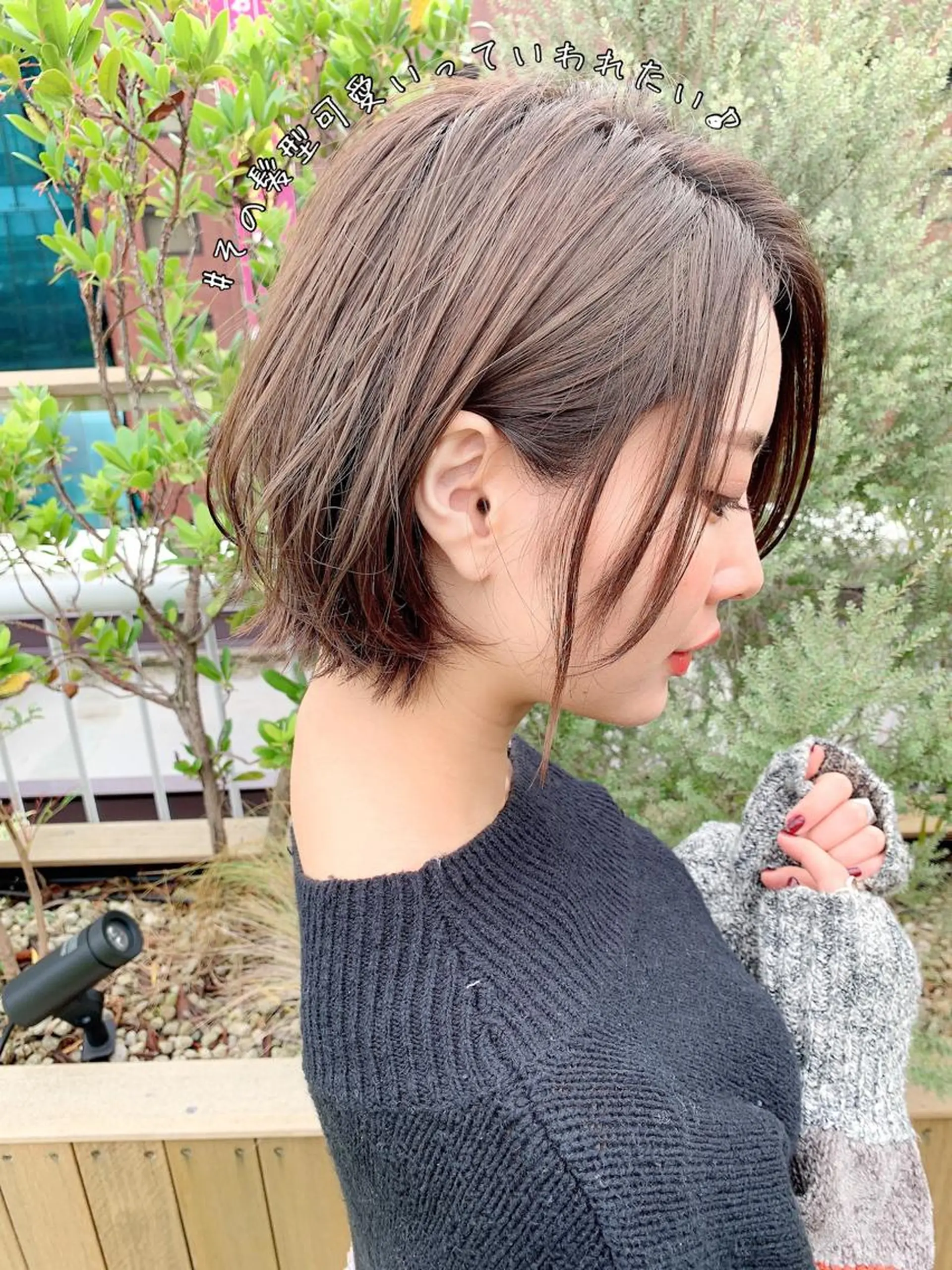 ショート カラー パーマ ショートボブ ボブ ショートヘア 外ハネヘア 大人かわいい💍🤍 ボブ/ショートボブのヘアスタイル