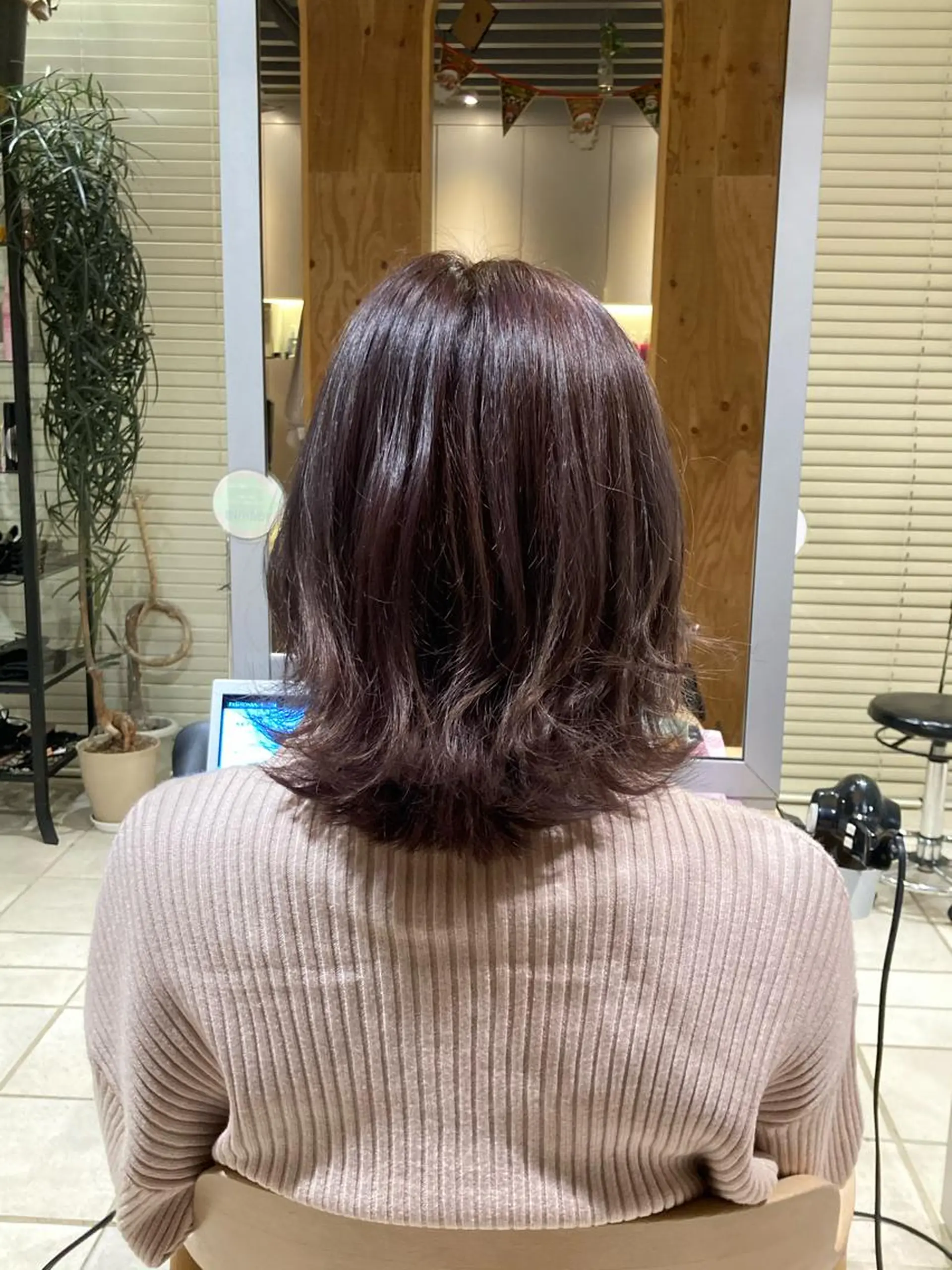 カラー ラベンダーカラー 萩原 琳之祐のヘアスタイル