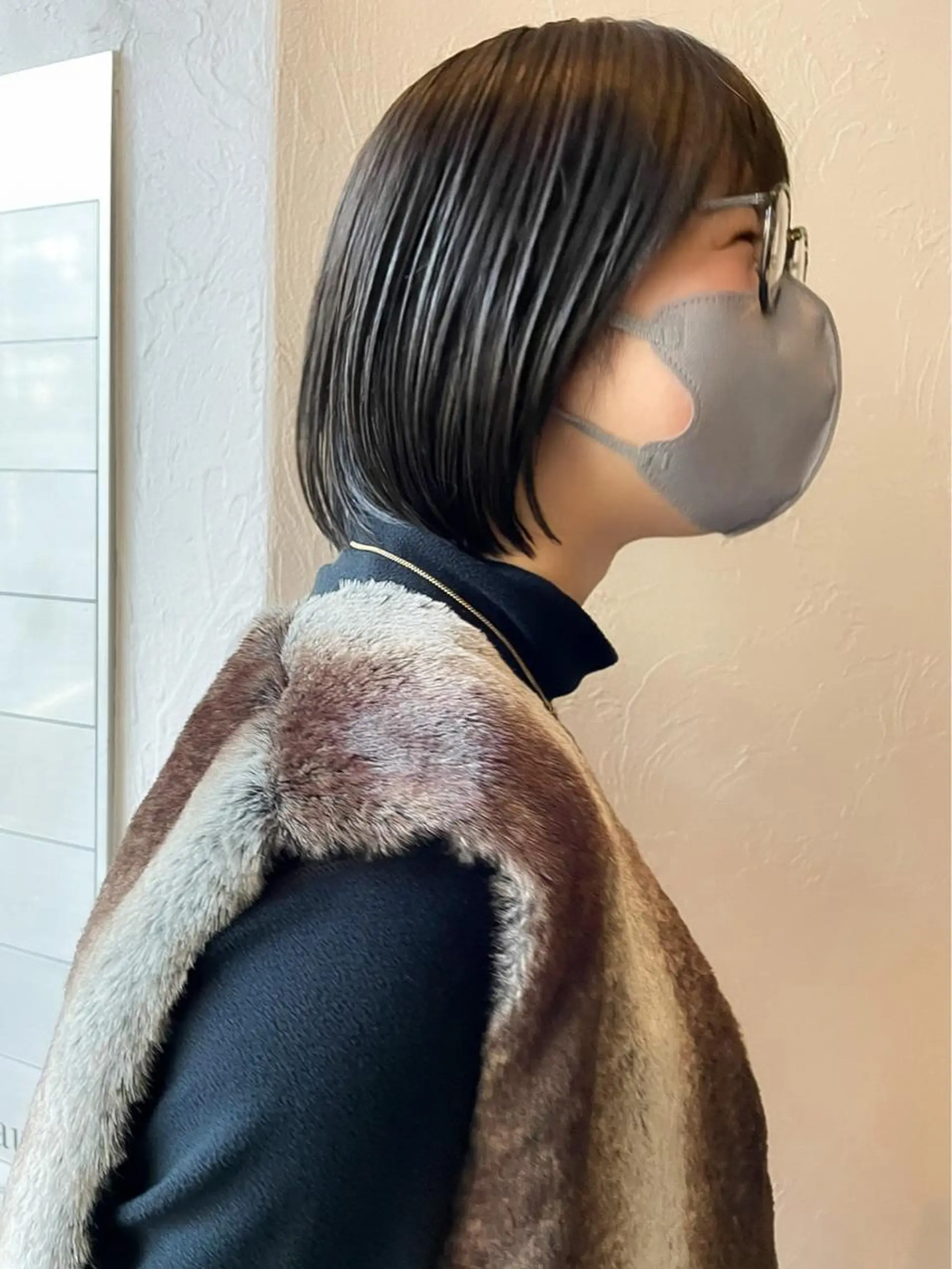 ショート カラー ボブ カット ヘアカラー トリートメント 村上雅人 ナチュラルモードのヘアスタイル