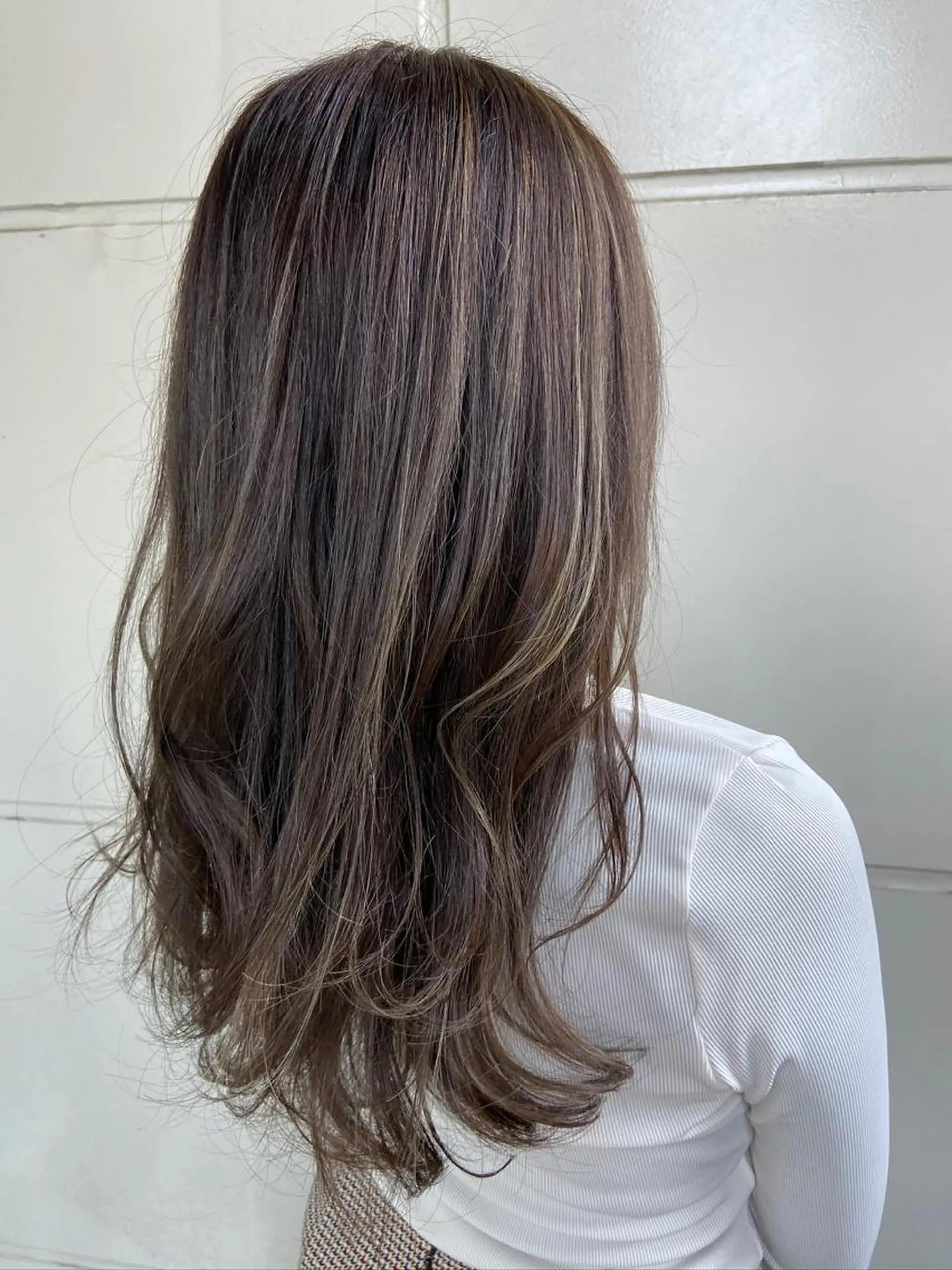 ロング カラー ハイトーン/小顔 カット/Ayumuのヘアスタイル