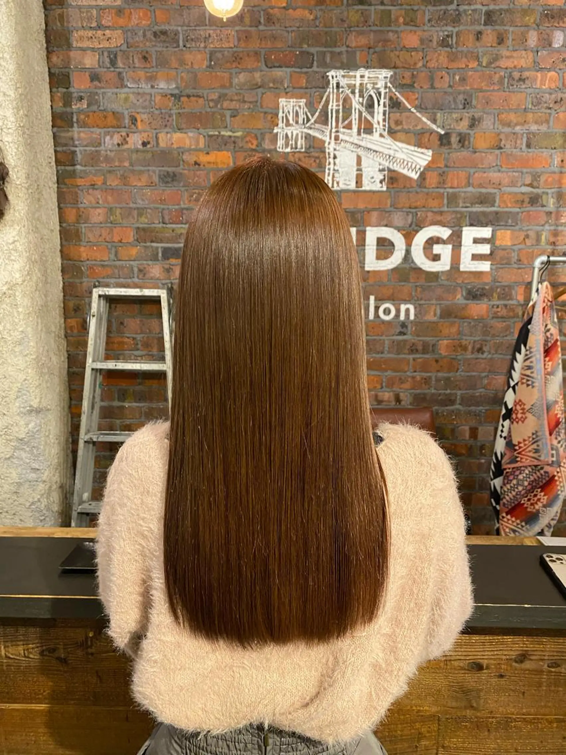 カラー ブラウンカラー カット トリートメント the BRIDGE 加藤みのりのヘアスタイル