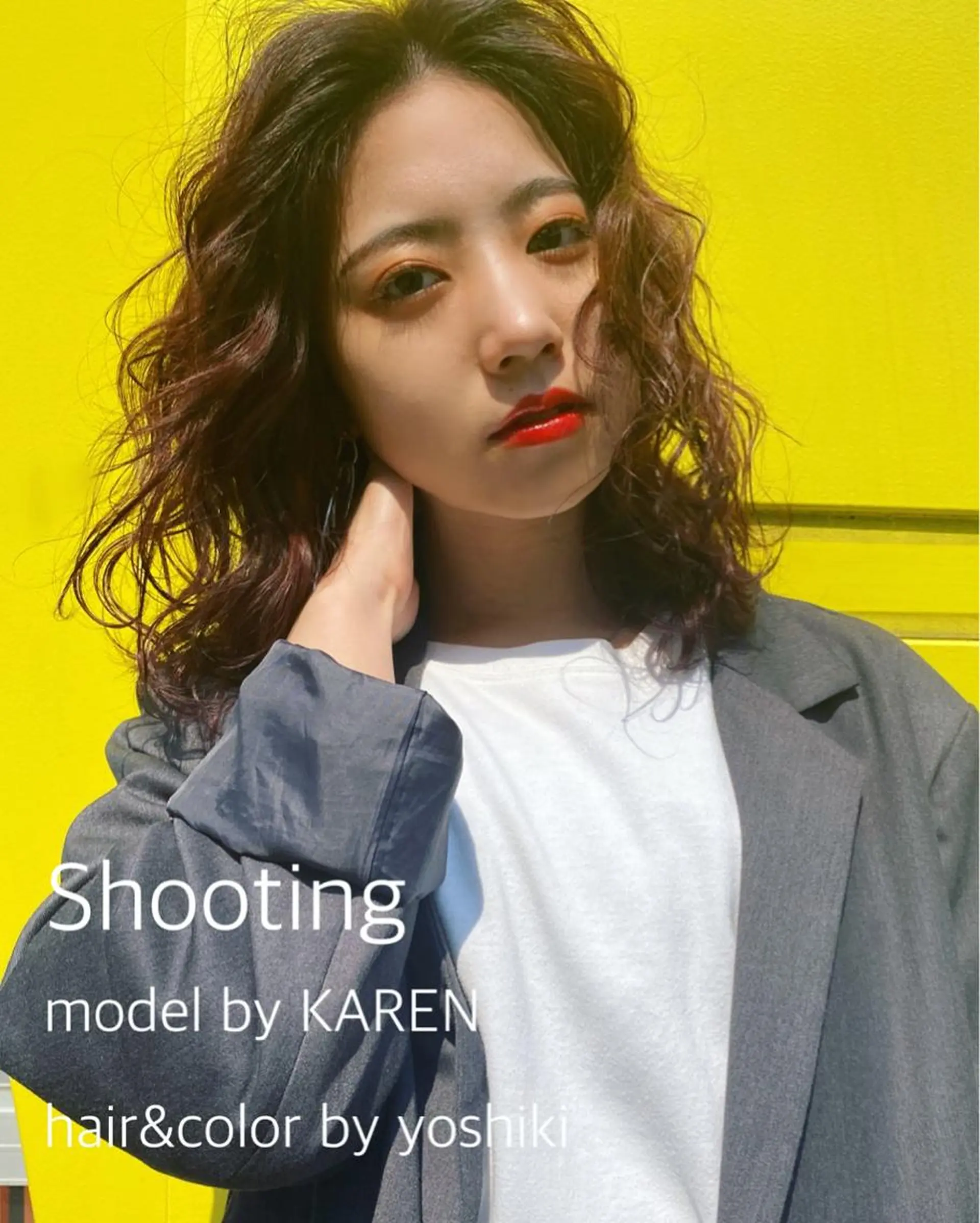 ミディアム カラー 🧡色落ちまで2度綺 麗なカラー🧡ヨシキのヘアスタイル