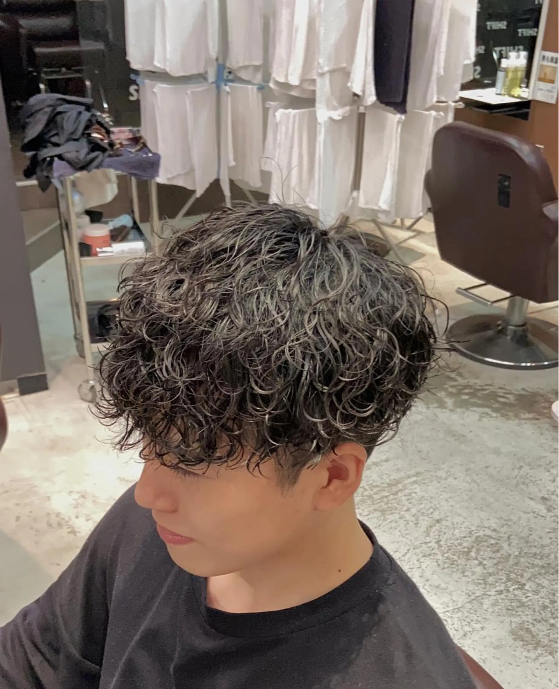 ショート パーマ メンズ 波巻きパーマ 🌀パーマ特化 美容師🌀/しゅんのヘアスタイル