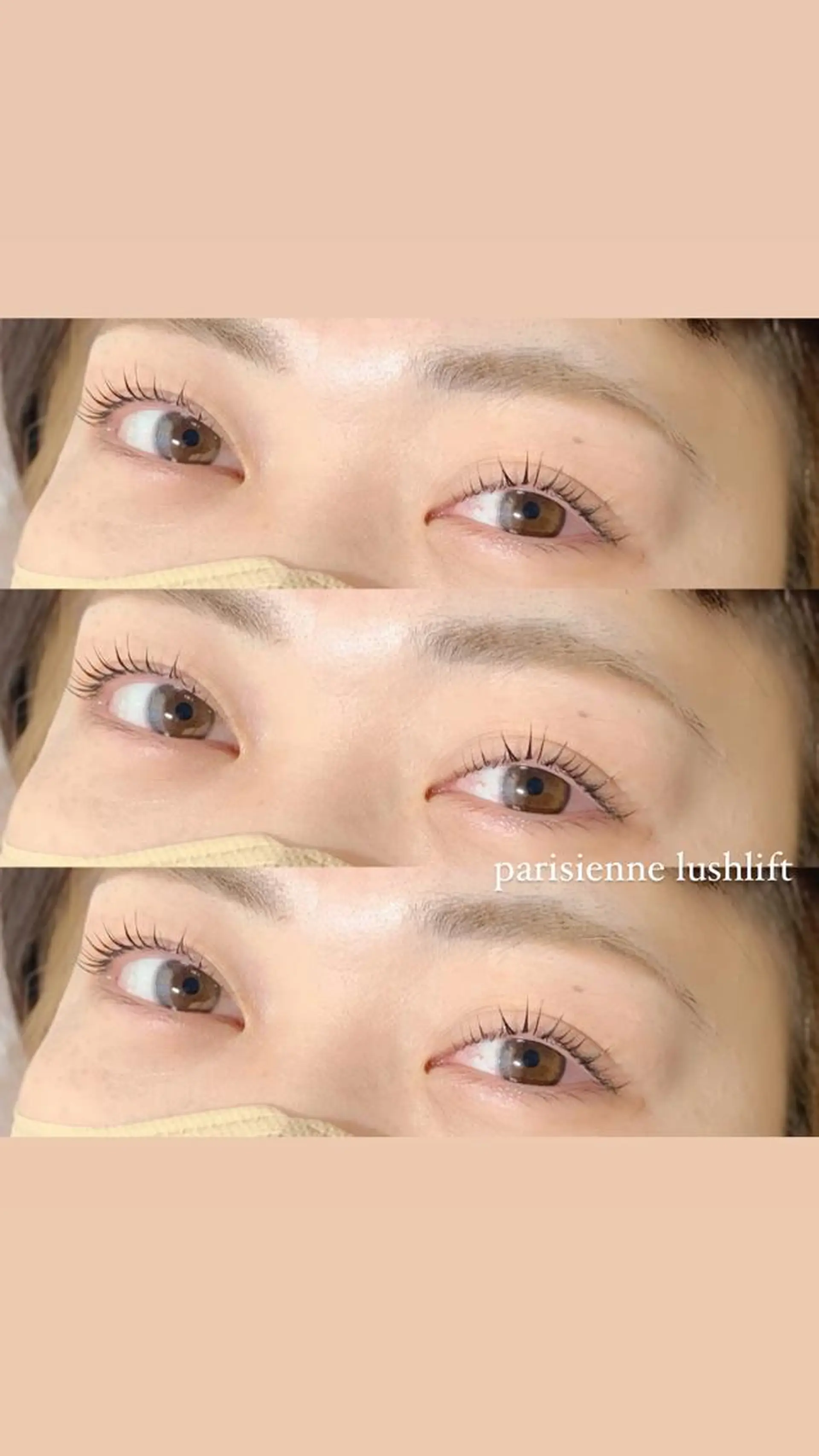 マツエク・マツパ パリジェンヌラッシュリフト マツパ Hina .sのマツエク・マツパデザイン