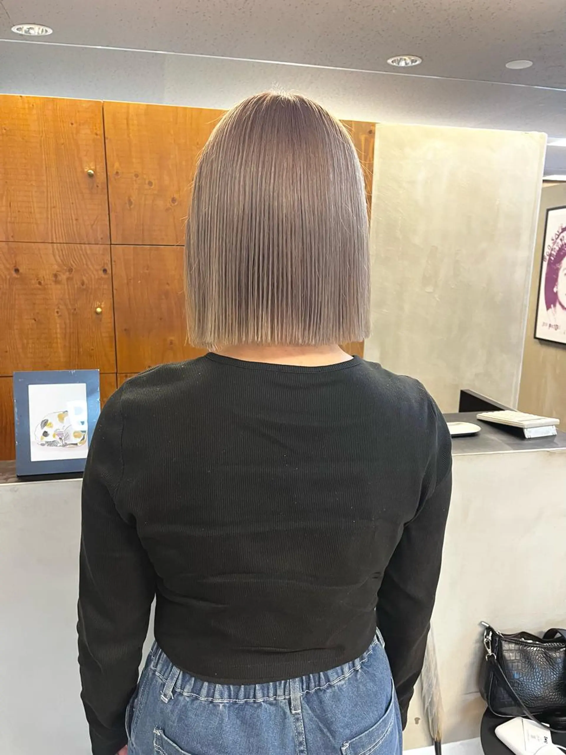 ミディアム カラー ヘアアレンジ ブリーチ ケアブリーチ ハイトーンカラー ena/ブリーチなし 透明感・レイヤー🎀のヘアスタイル