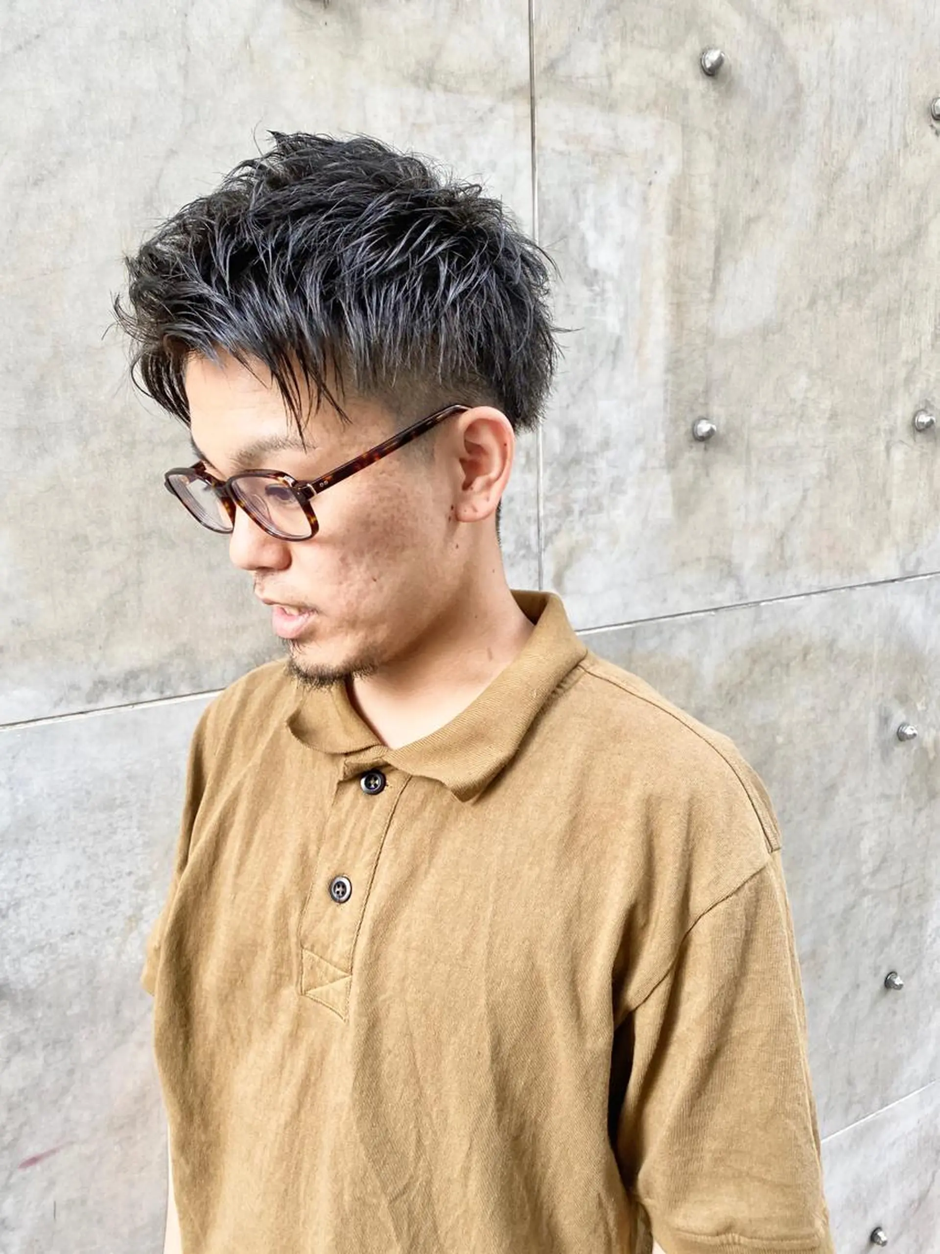 ショート カラー メンズ カット ヘアカラー 【safric】 NAOのヘアスタイル