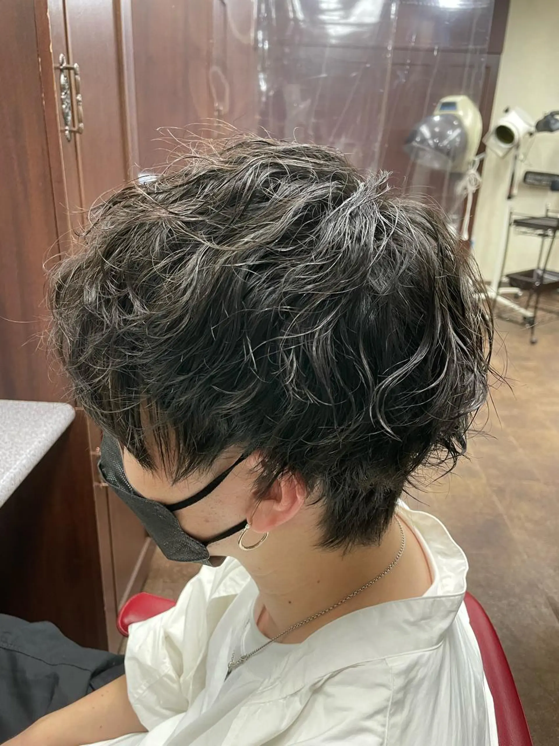 ショート メンズ カット パーマ トリートメント コゾノ ミキコのヘアスタイル