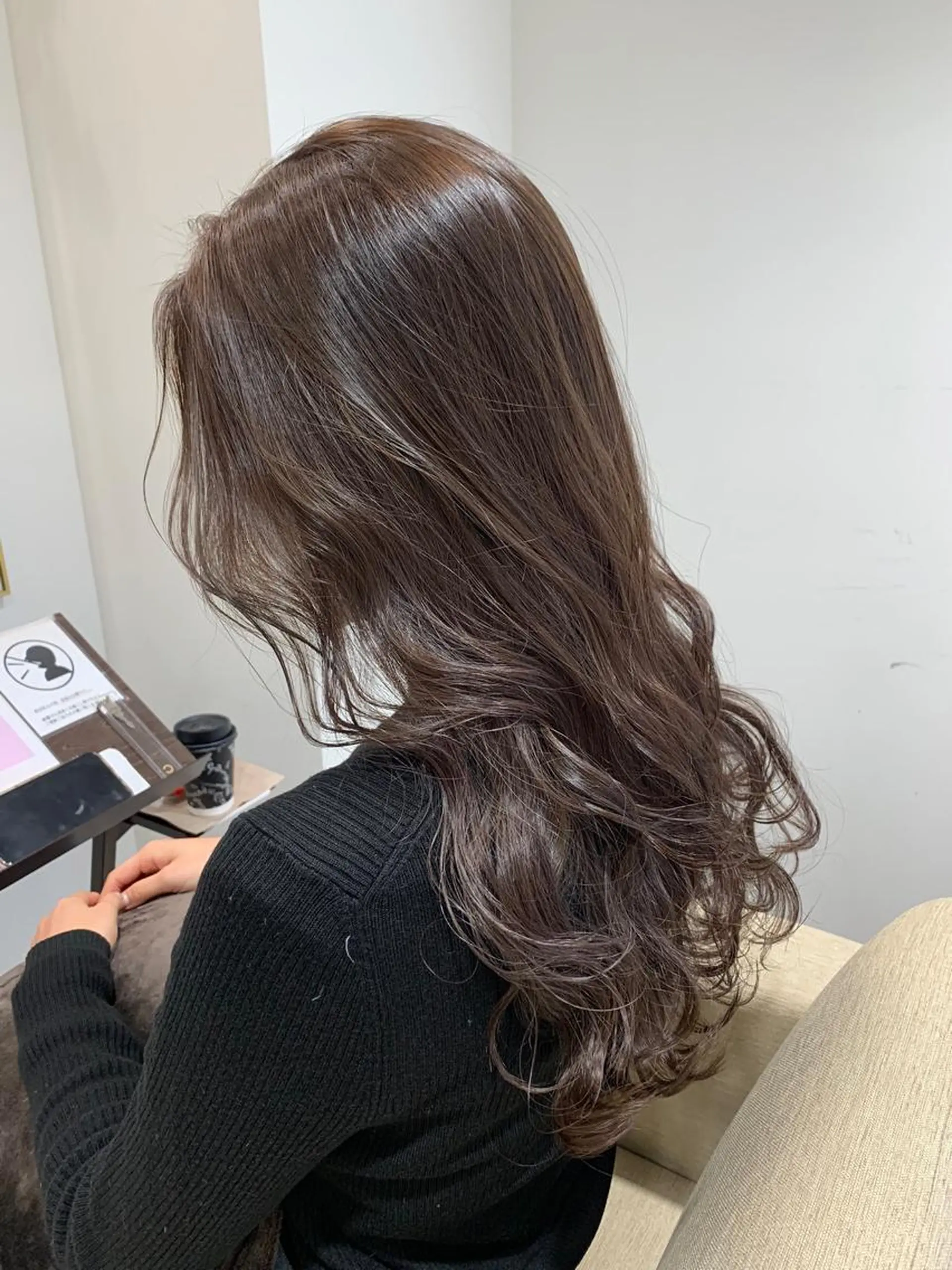 ロング カラー カット ヘアカラー boutique misakiのヘアスタイル