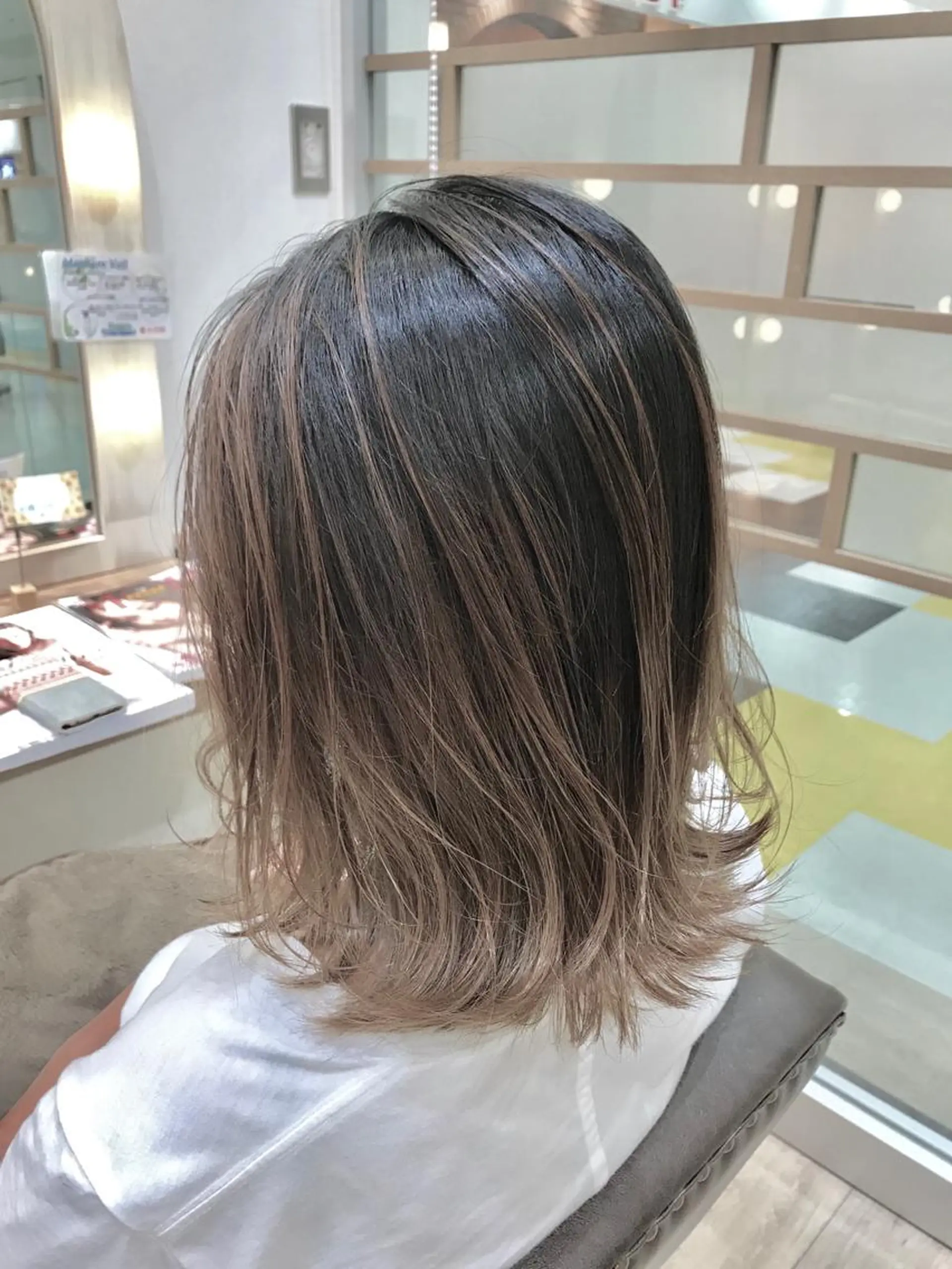 ミディアム カット 縮毛矯正 トリートメント ✨酸性ストレート✨ 南川だいさくのヘアスタイル