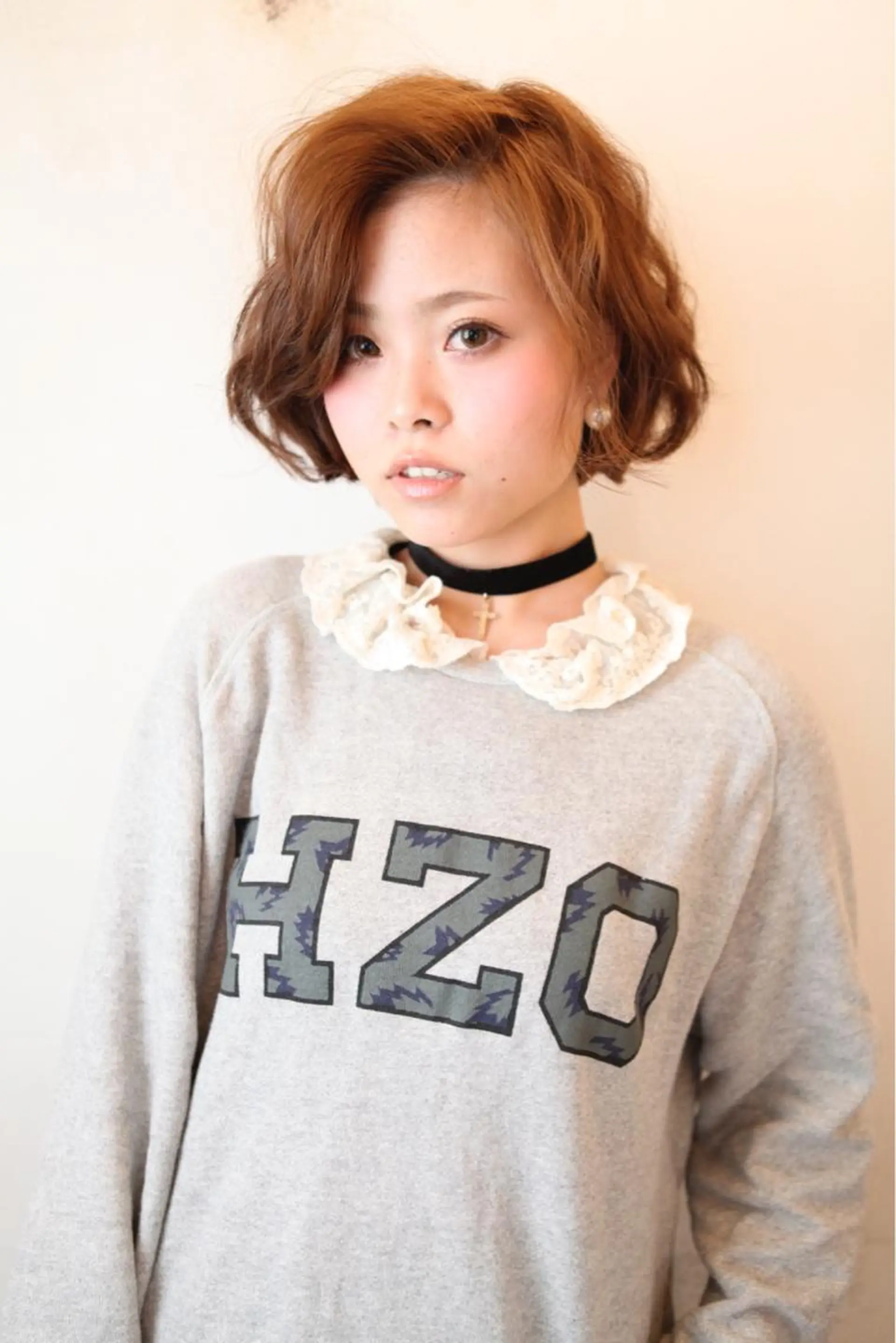 ショート パーマ ボブ カット パーマ marie-anne 浜松元目店のヘアスタイル